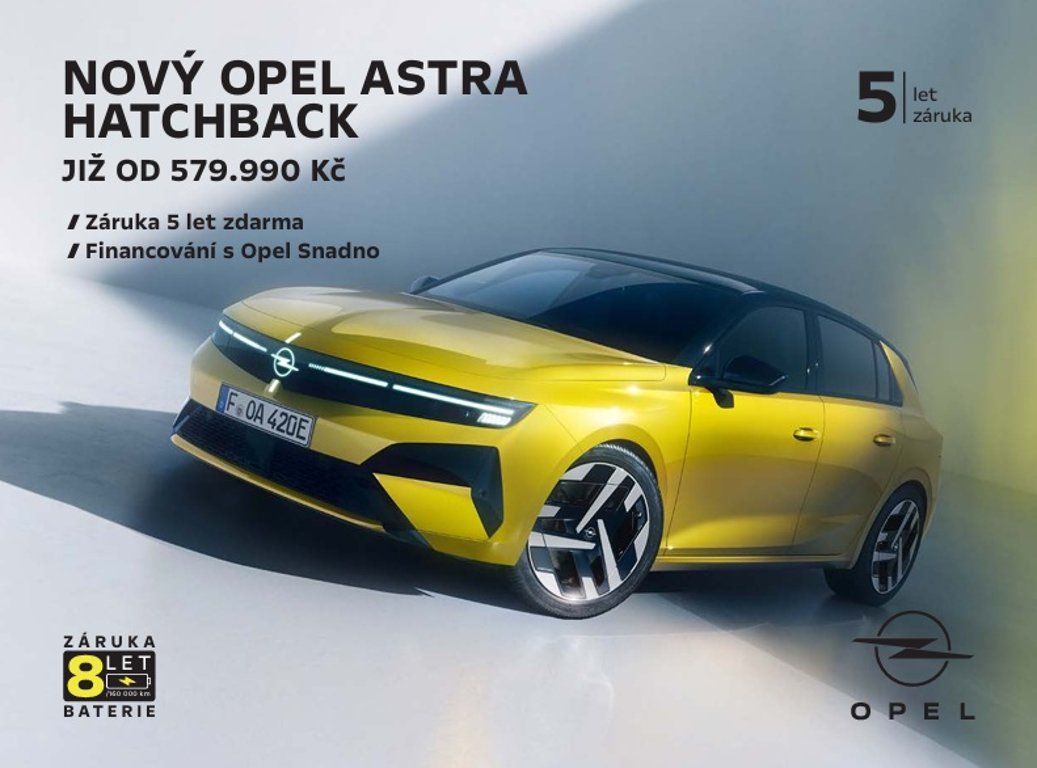 Opel Astra, Edition HB 1.2 Hybrid 145k - fotka 2