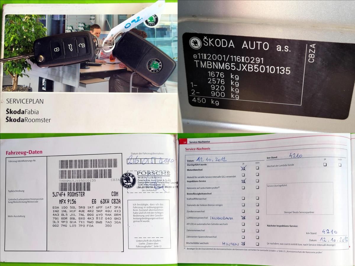 Škoda Roomster, 1,2 *SERV.KNÍŽKA* DIGIKLIMA - fotka 4