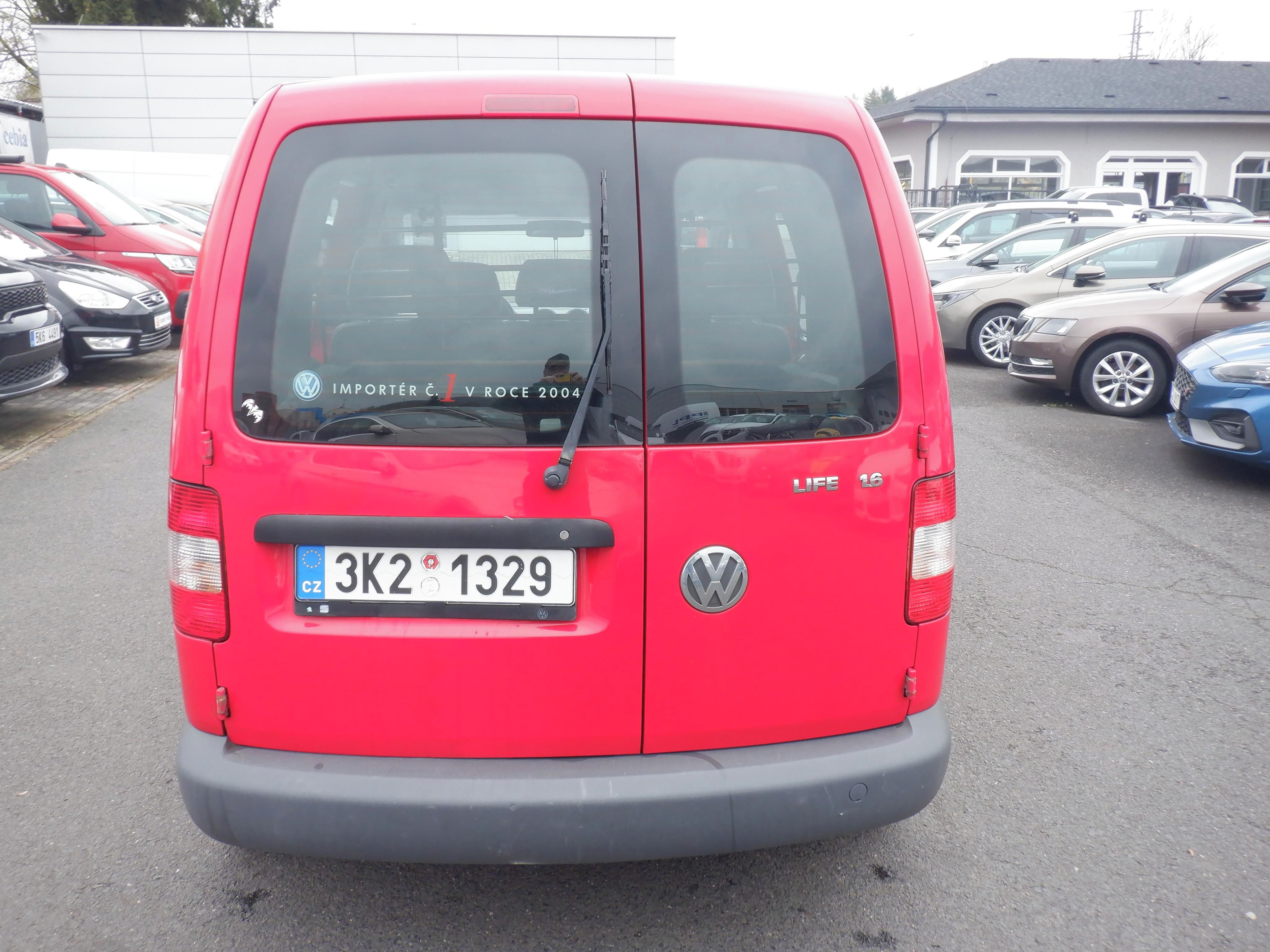 Volkswagen Caddy, 1.6i 75kW,ČR,2.majitel - fotka 6