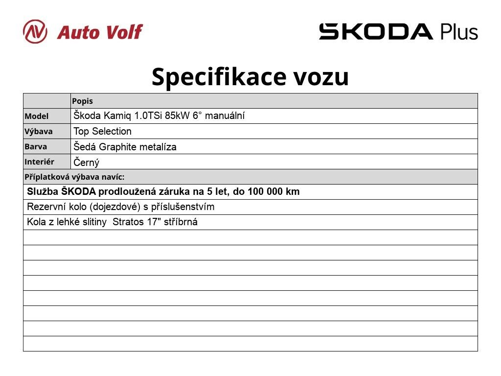 Škoda Kamiq, Top Selection 1.0 TSi 85 kW - fotka 2