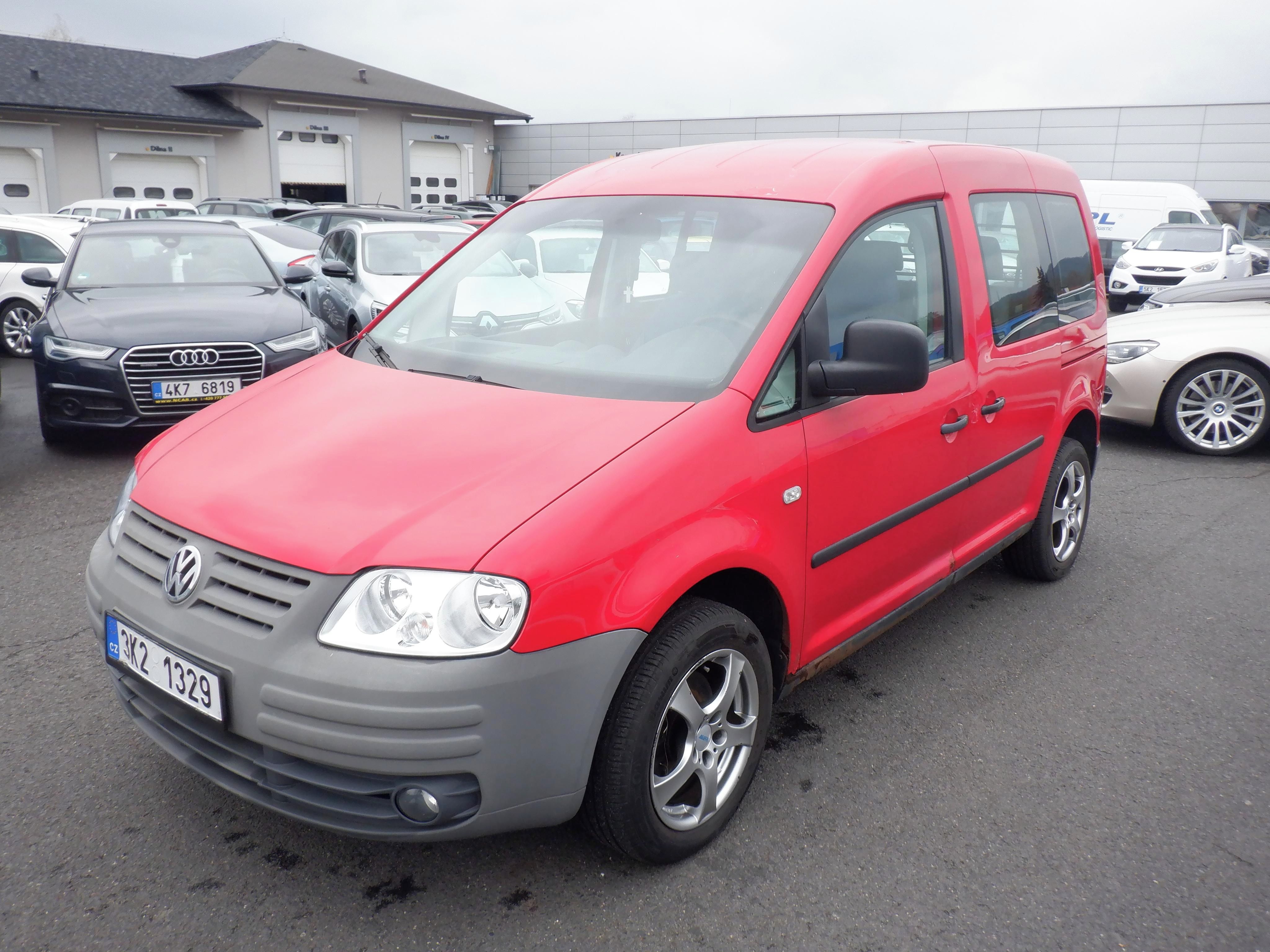 Volkswagen Caddy, 1.6i 75kW,ČR,2.majitel
