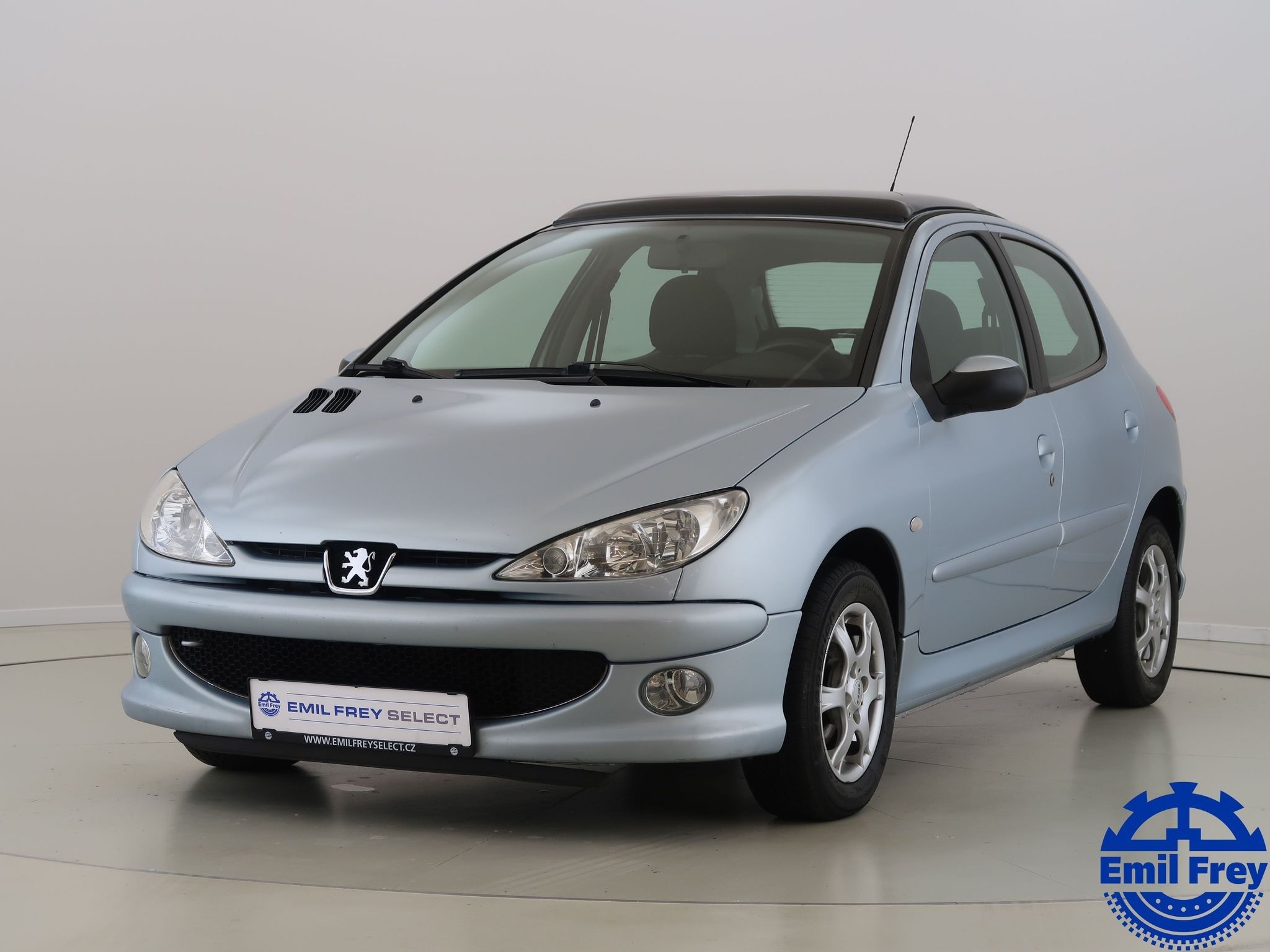 Peugeot 206, 1.4HDi,CZ,1Maj,AC,Střešní okno
