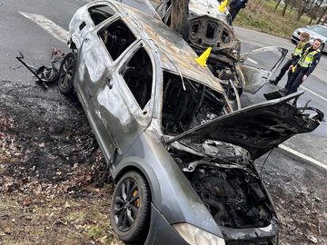 scout 4x4 poškozeni požárem