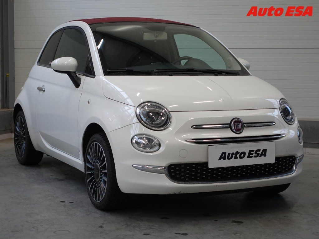 Fiat 500, 1.2i,servis.kniha,AC