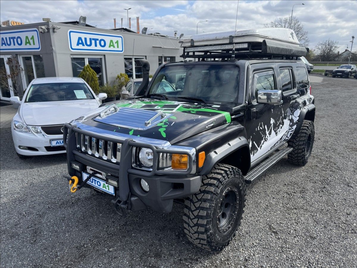 Hummer H3, 3,5 AUT KŮŽE 4X4 STAN NAVIJÁK