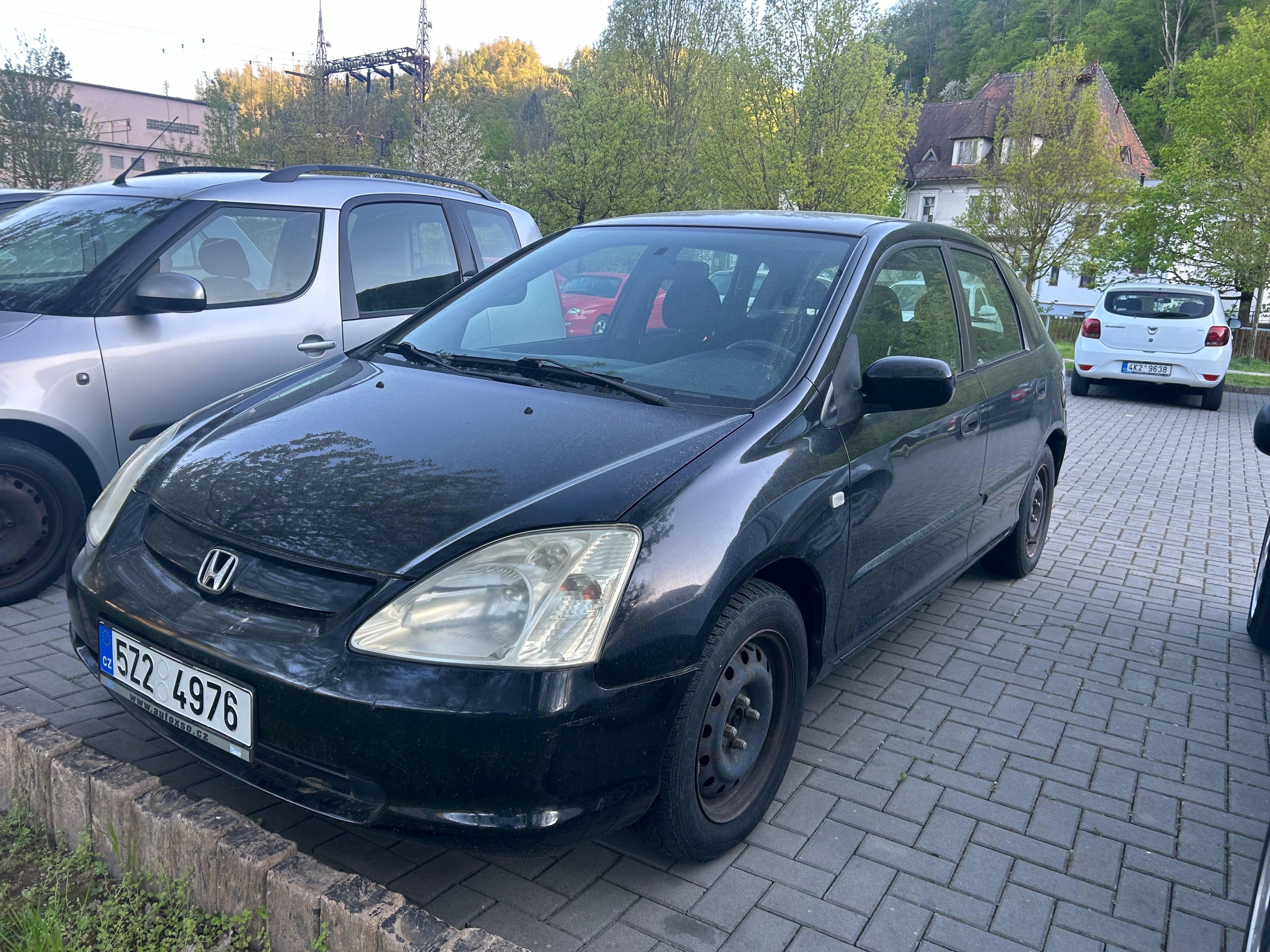 Honda Civic, 1.7D 2002 173 000km 74kW klima