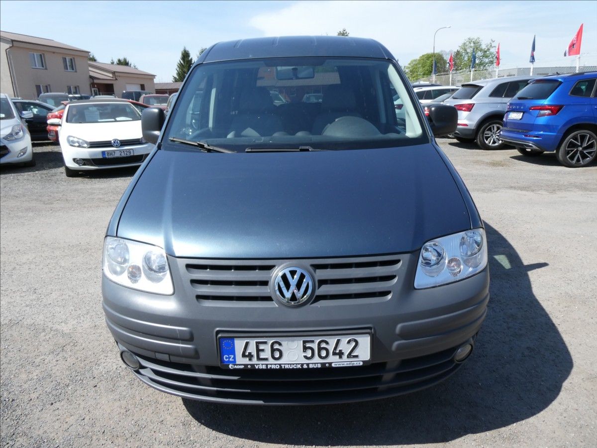 Volkswagen Caddy, 1,9 TDi Life 5.míst,klimatizac - fotka 2