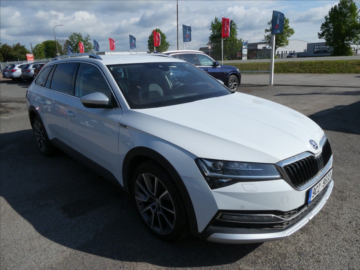 Škoda Superb, 2,0 TDi 147kW SCOUT,DSG,4x4,DP