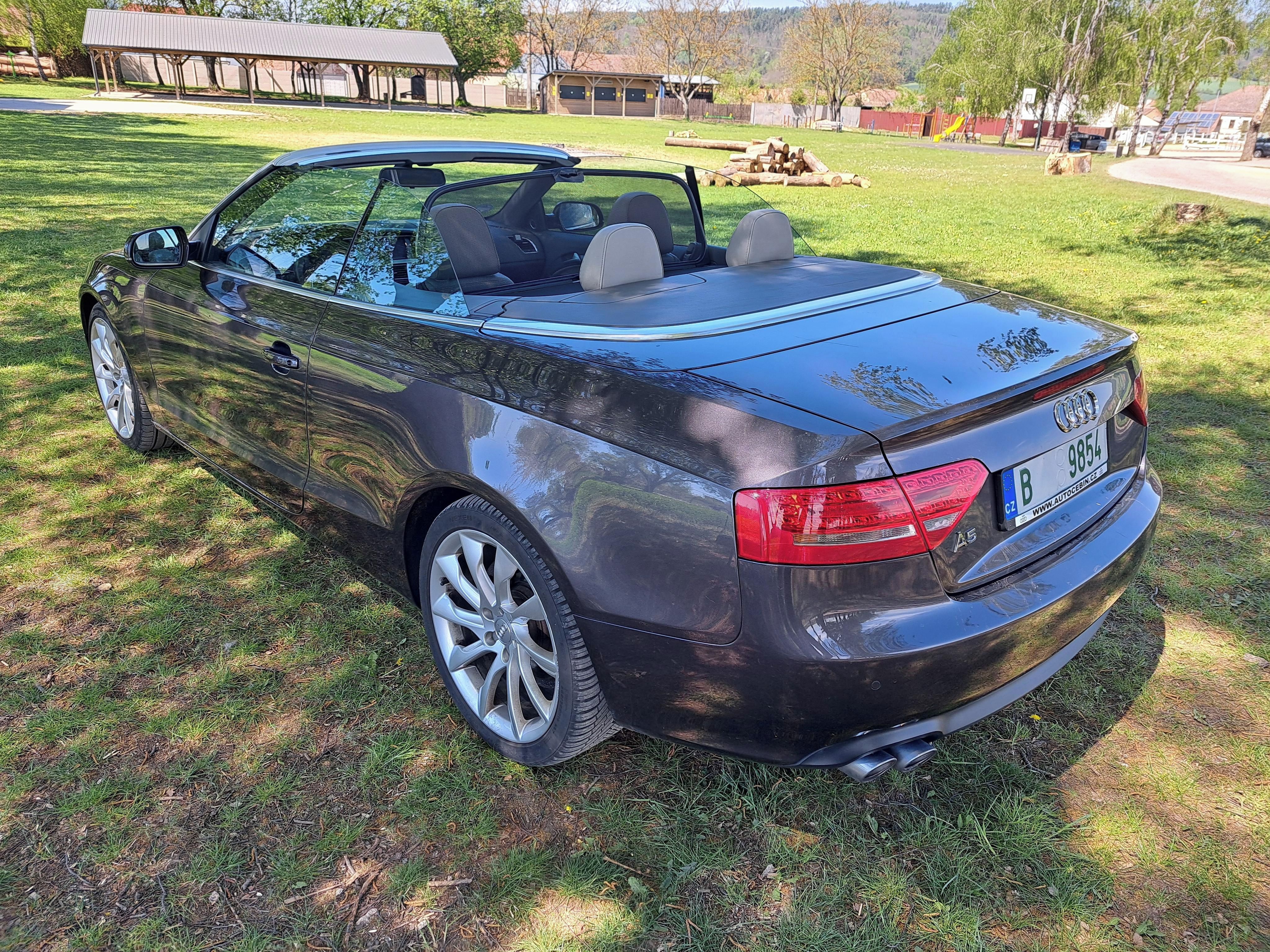 Audi A5, 2.0 TDI 125KW, CABRIO,MANUÁL! - fotka 3