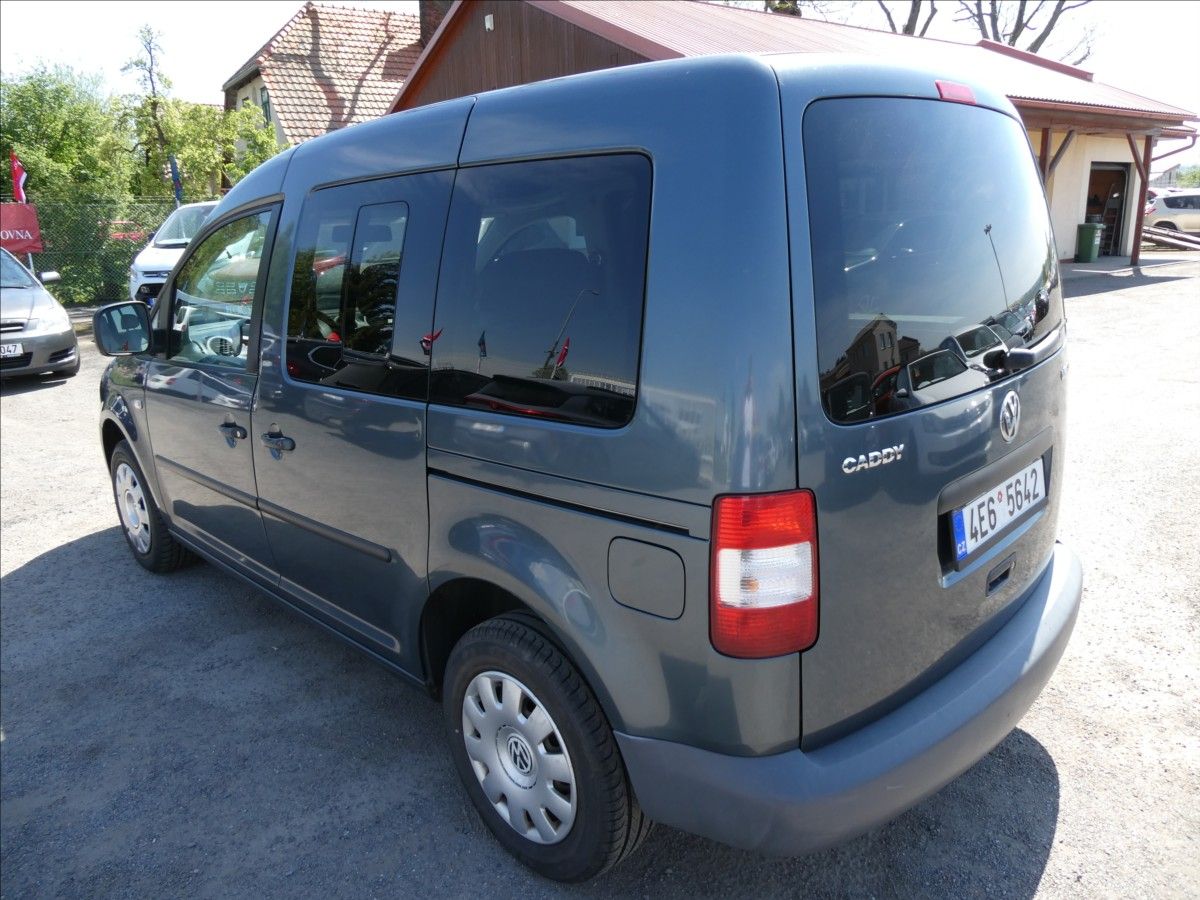 Volkswagen Caddy, 1,9 TDi Life 5.míst,klimatizac - fotka 5