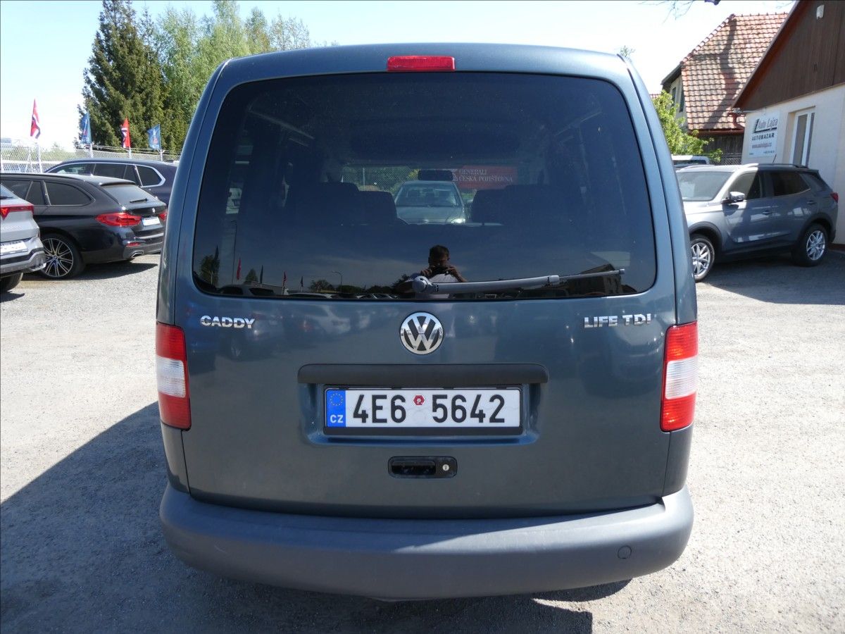 Volkswagen Caddy, 1,9 TDi Life 5.míst,klimatizac - fotka 6