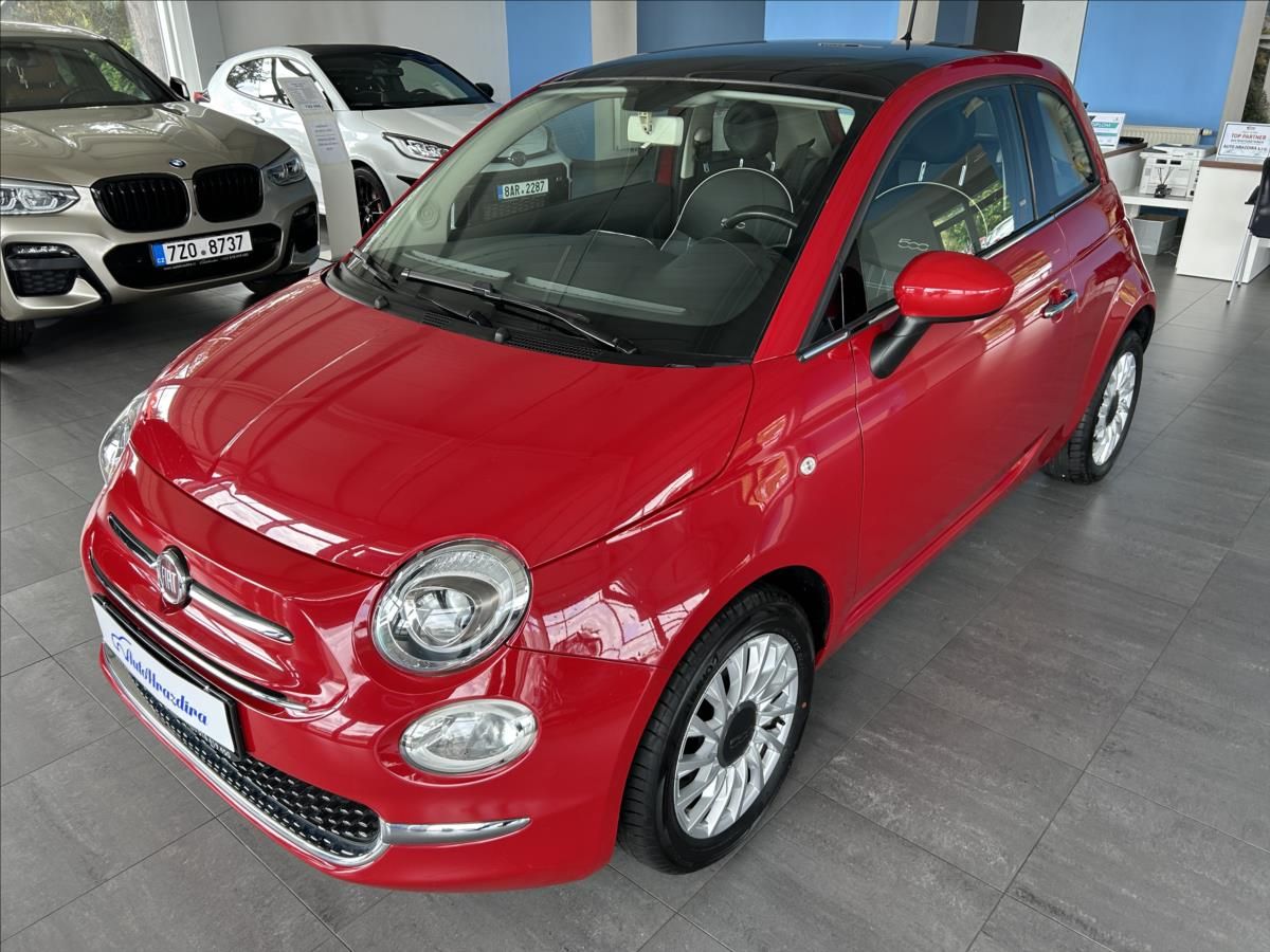 Fiat 500, 1,2   LOUNGE,SERVISKA,PANORAMA - fotka 3