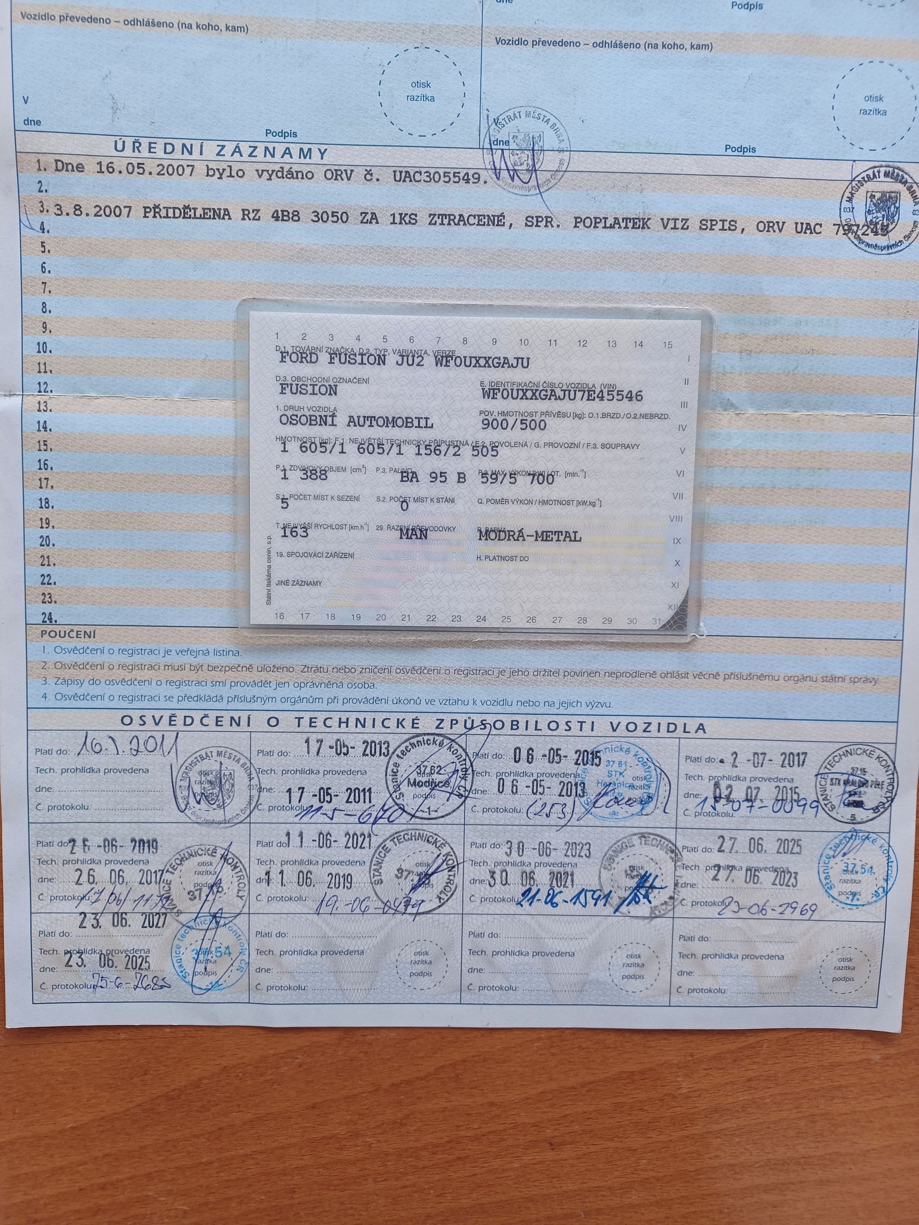 Ford Fusion, 1majitel ,pravidelný servis - fotka 6