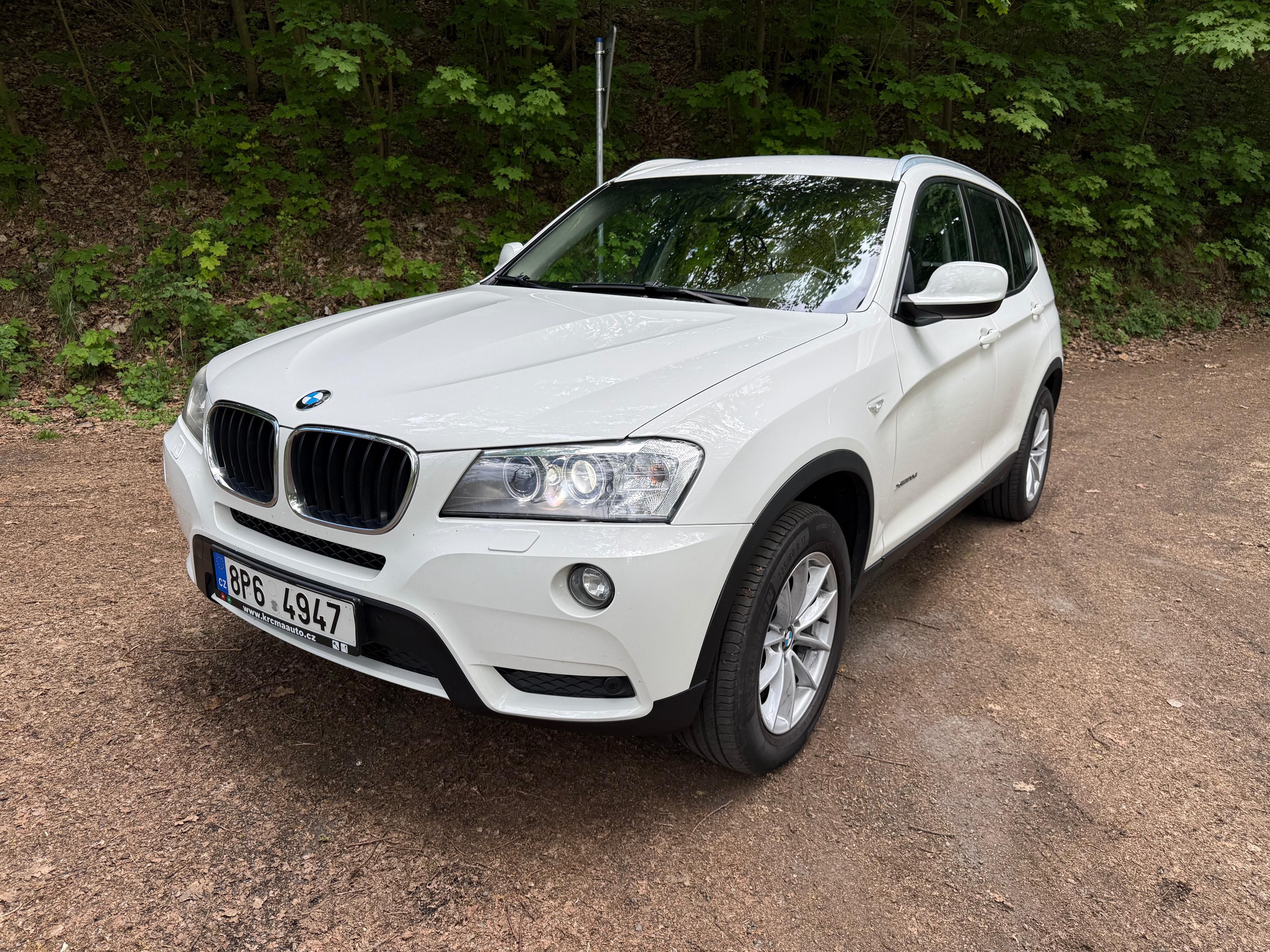BMW X3, X-Drive 2,0d 135 kw.2011.Top