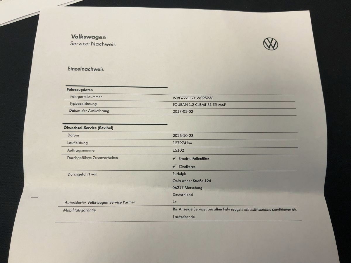 Volkswagen Touran, 1.2 Tsi 81KW 7-MÍST TOP VÝBAVA - fotka 6