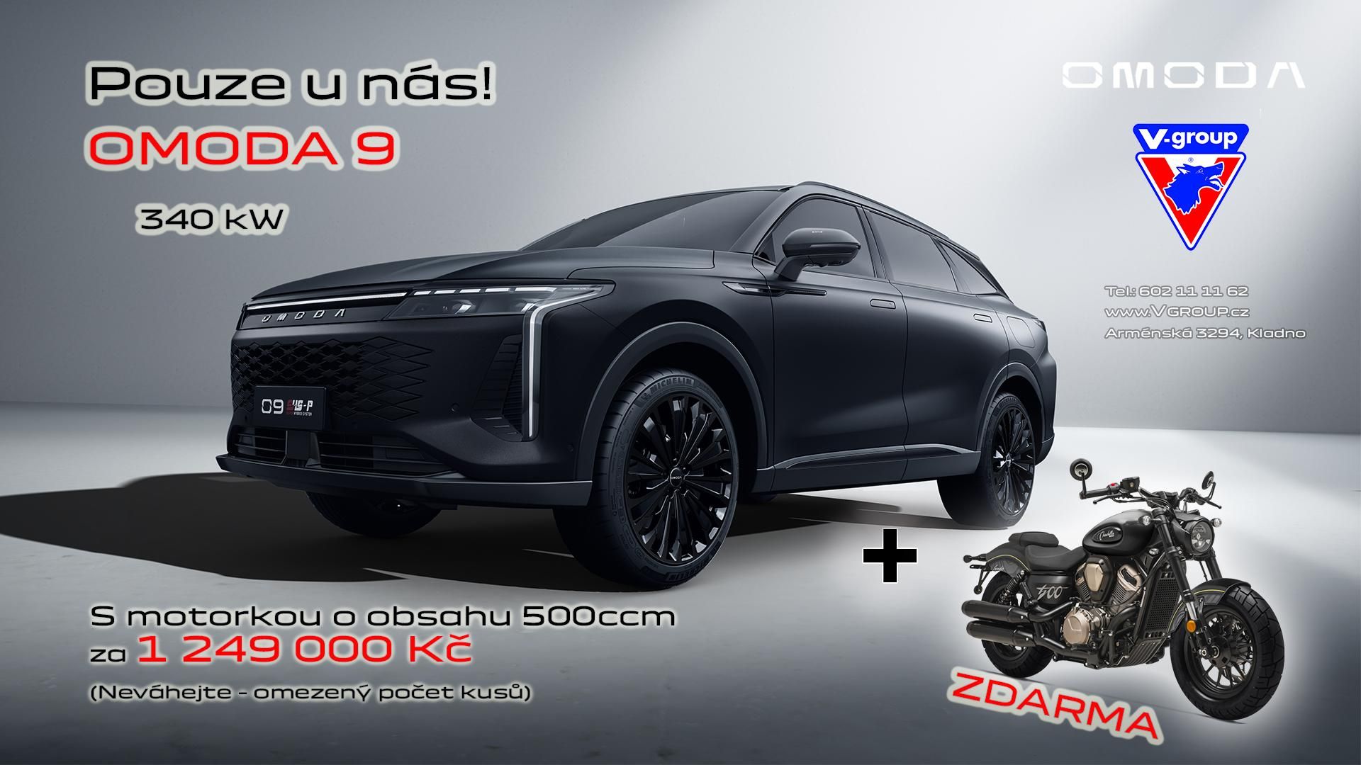 Omoda 9, PHEV 340kW AWD PREMIUM