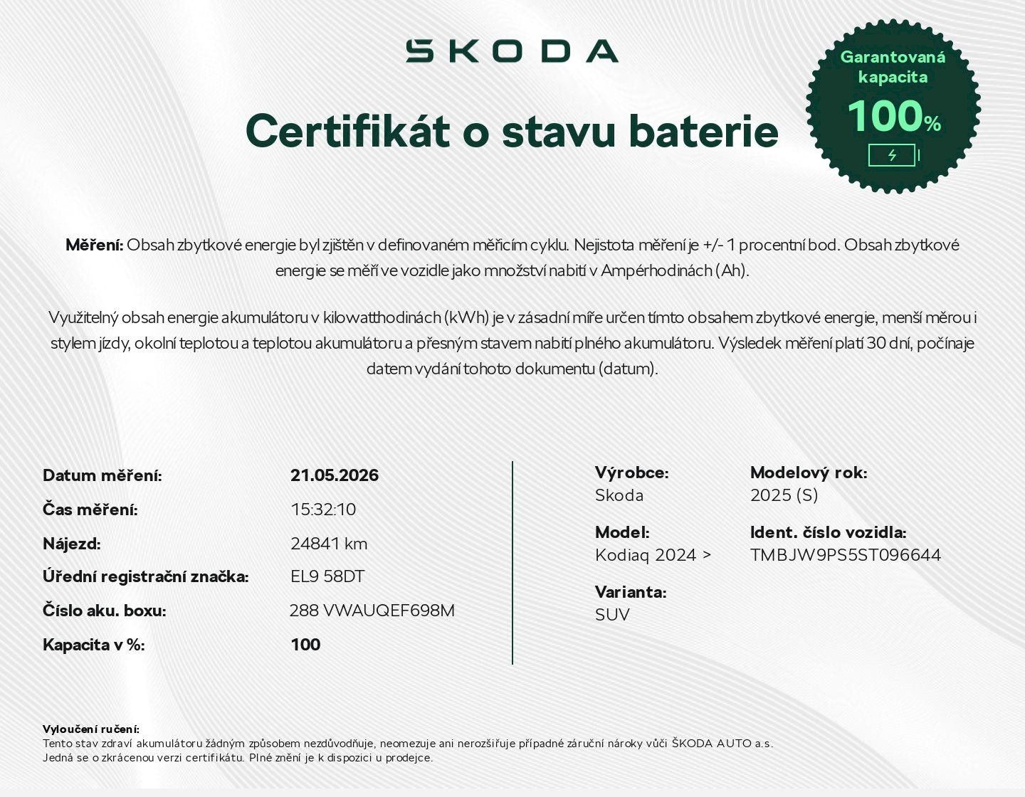 Škoda Kodiaq, iV DSG 1,5TSI 150kW Exclusive - fotka 6
