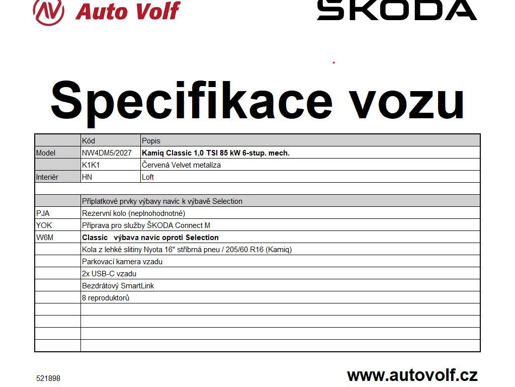 Škoda Kamiq, Classic 1,0TSI 85kW - fotka 2