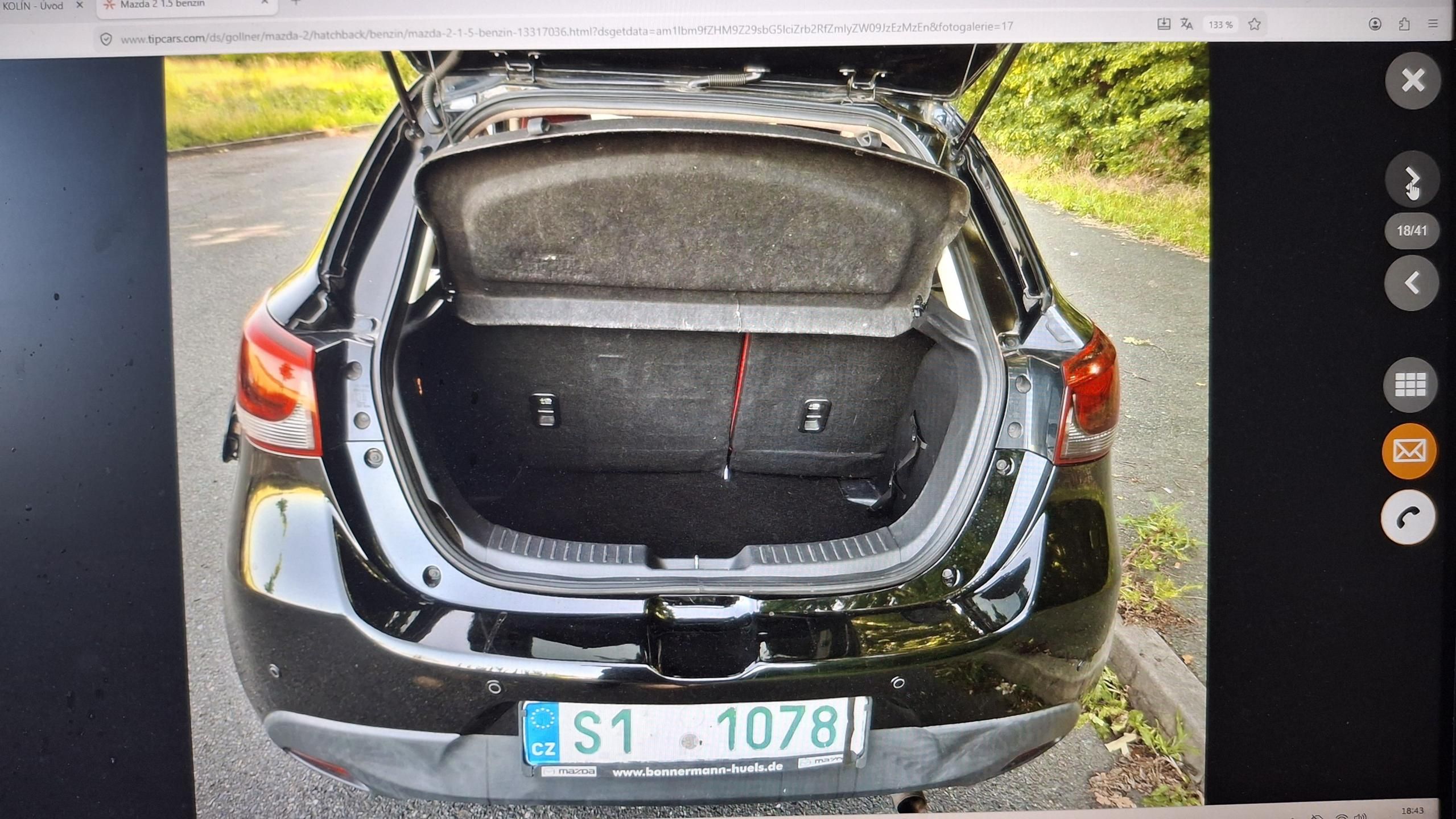 Mazda 2, 1.5 benzin 66kw max.výbava - fotka 4