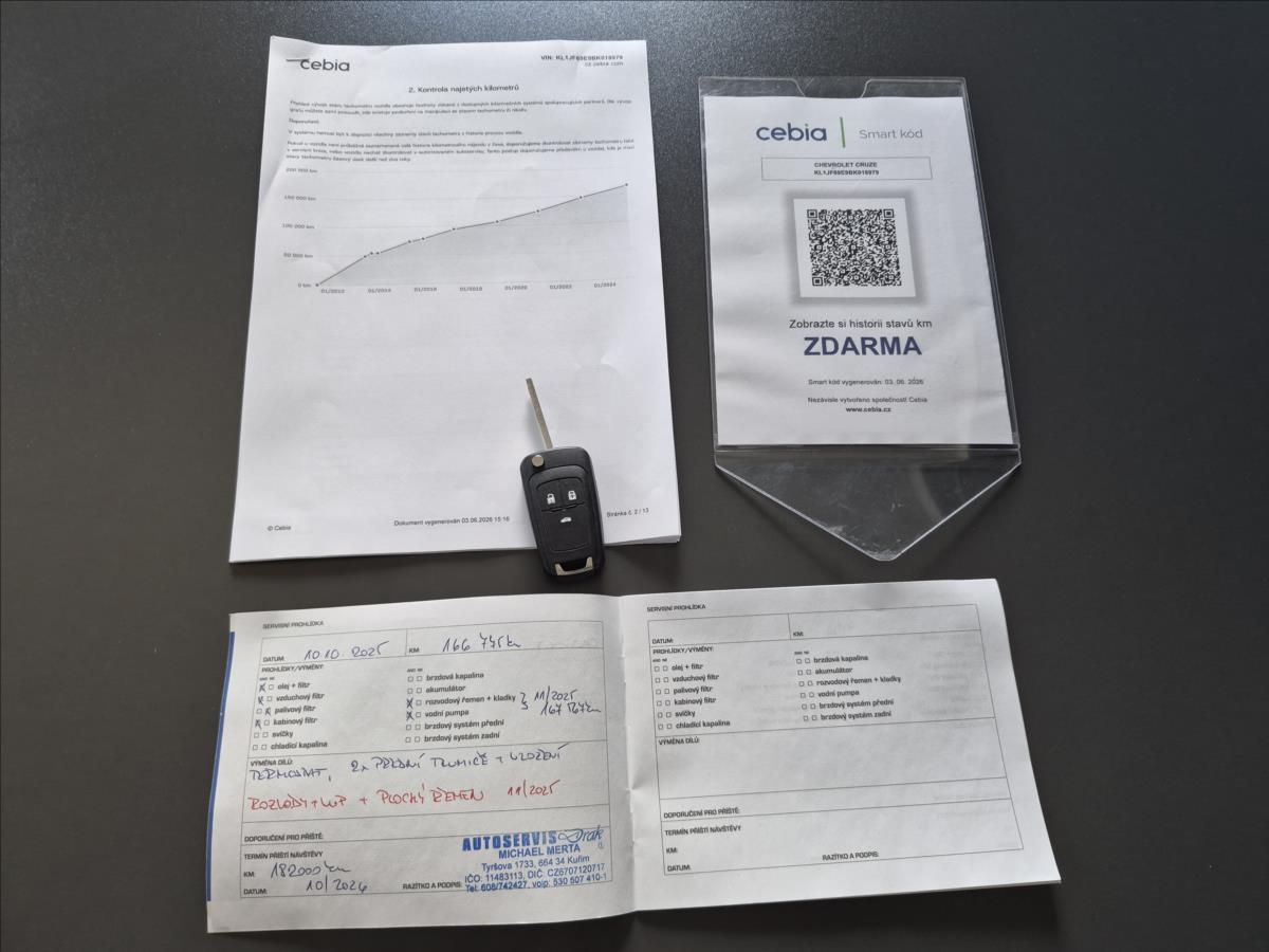 Chevrolet Cruze, 1,6 16v ČR NAVI APPLE ANDROID - fotka 2