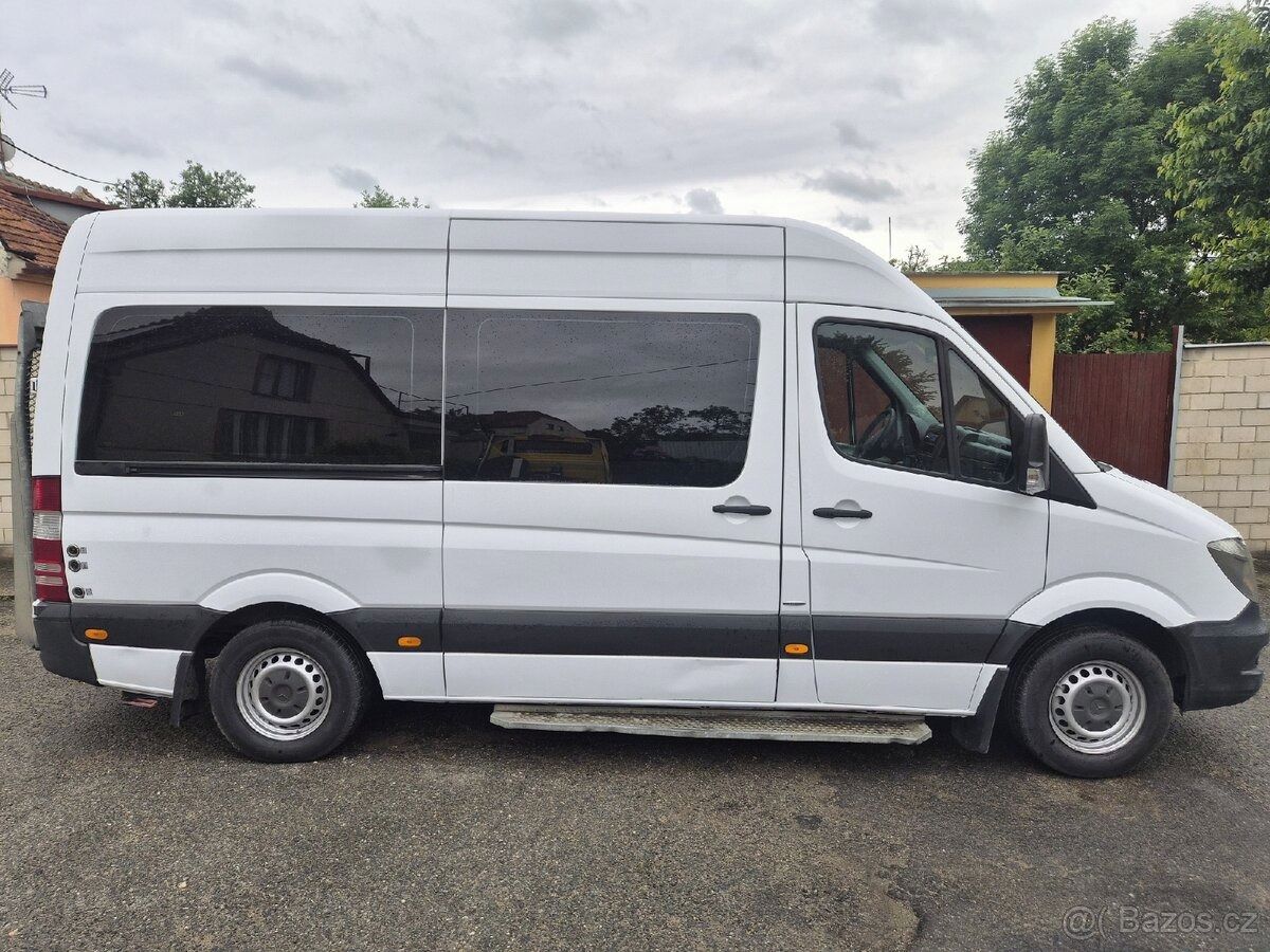Mercedes-Benz Sprinter, 9 mist +plošina pro vozík - fotka 6