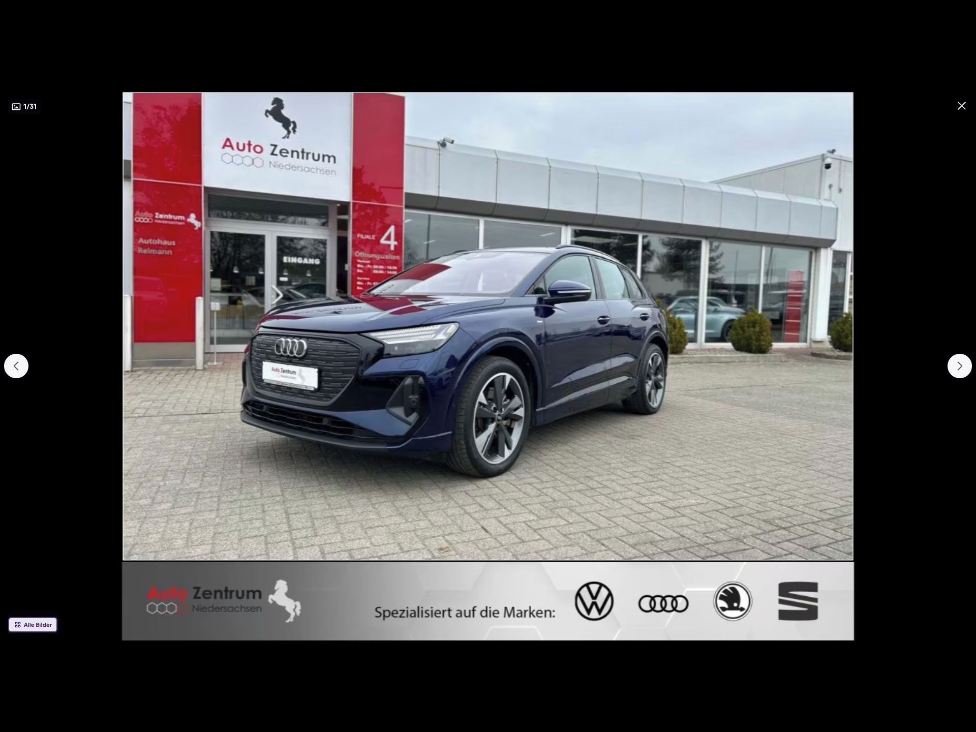Audi Q4, vůz na cestě