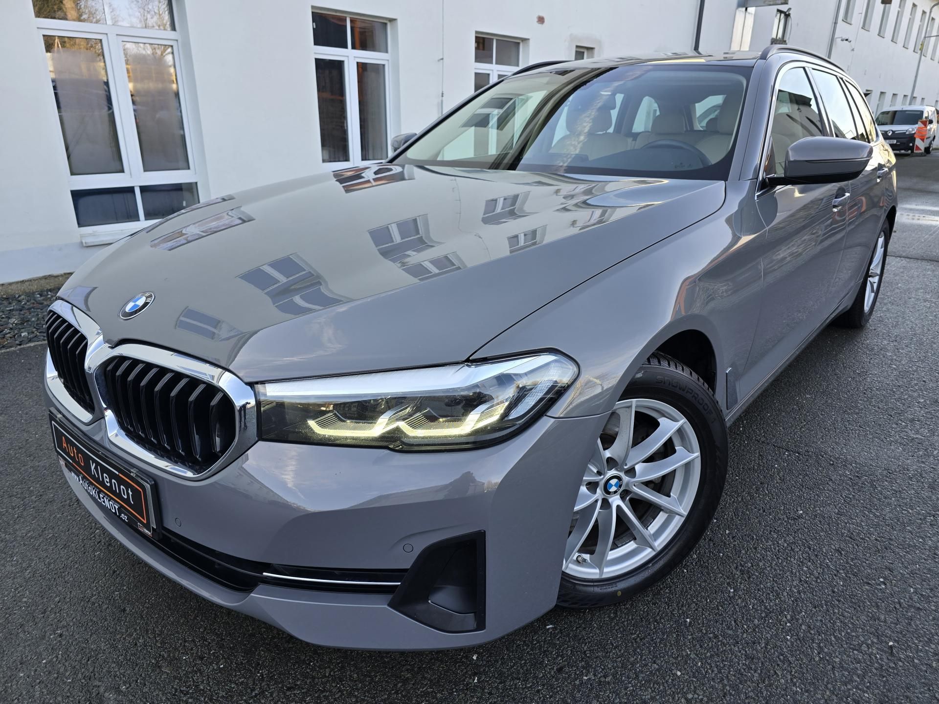 BMW Řada 5, 518d 110kW LED+NAVI+KŮŽE - DPH