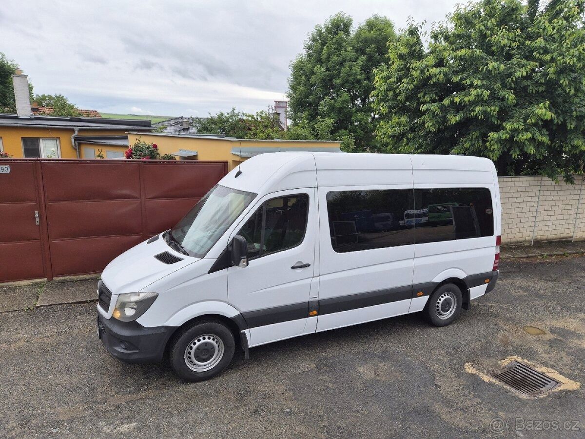 Mercedes-Benz Sprinter, 9 mist +plošina pro vozík - fotka 2