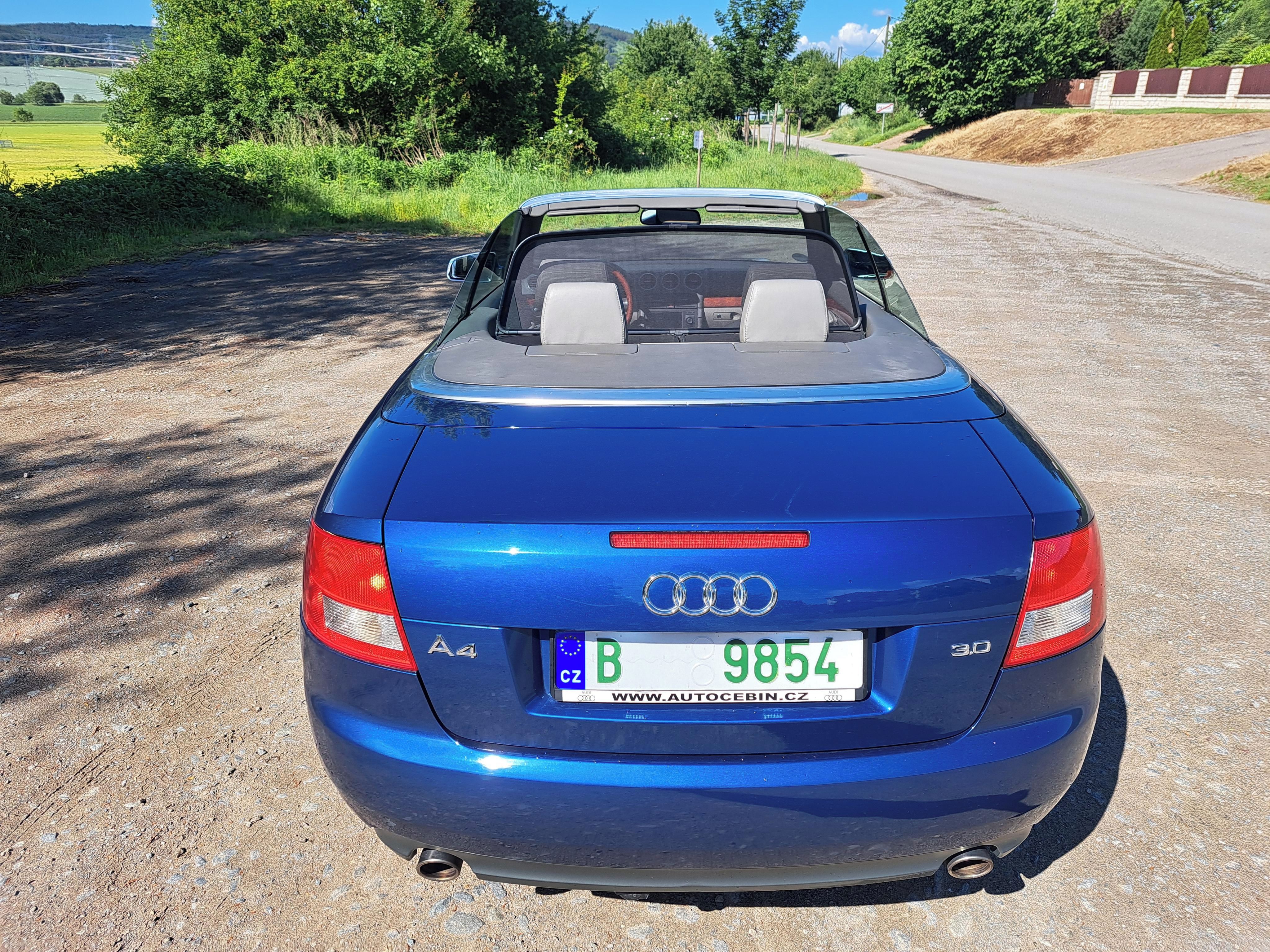Audi A4, 3.0 V6, MANUÁL, TAŽNÉ, TOP! - fotka 4