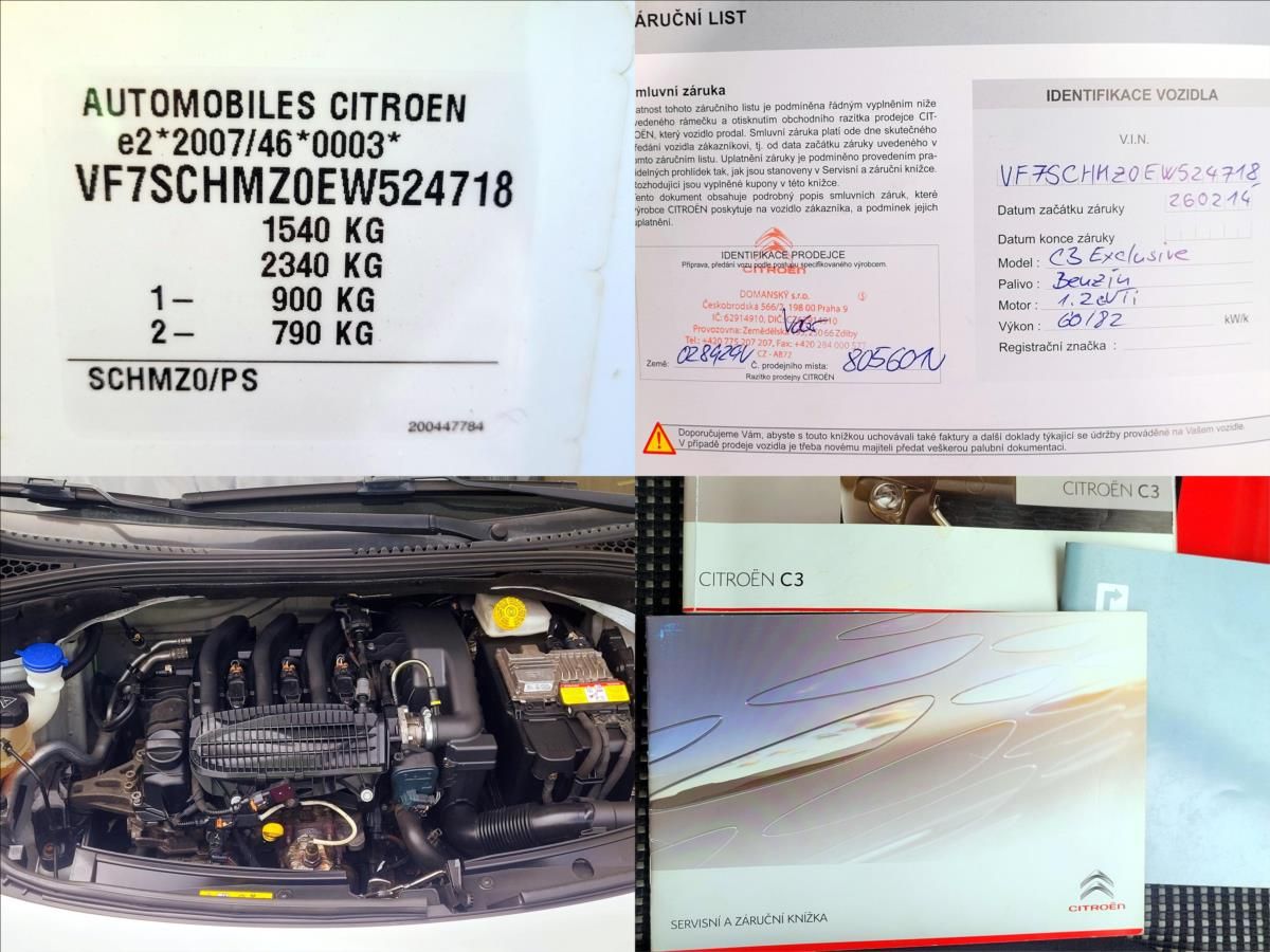 Citroën C3, 1,2 Exclusive, SERV.KN,ROZVODY - fotka 5