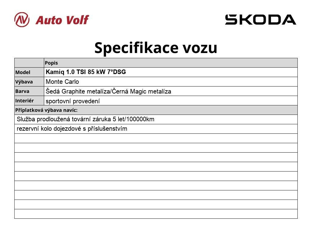 Škoda Kamiq, Monte Carlo 1.0 TSI 85 Kw - fotka 2