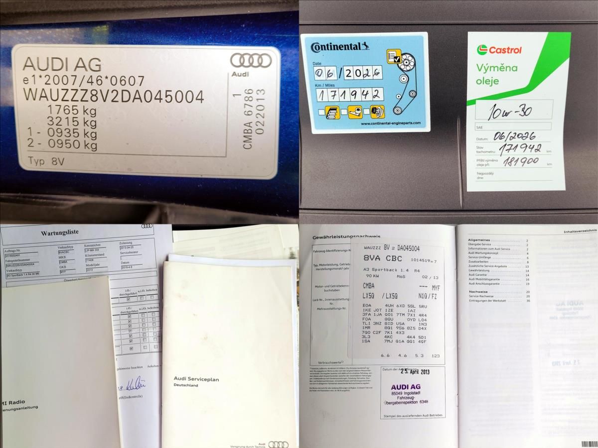 Audi A3, 1,4 TFSi SERV.KN. nové ROZVODY - fotka 4