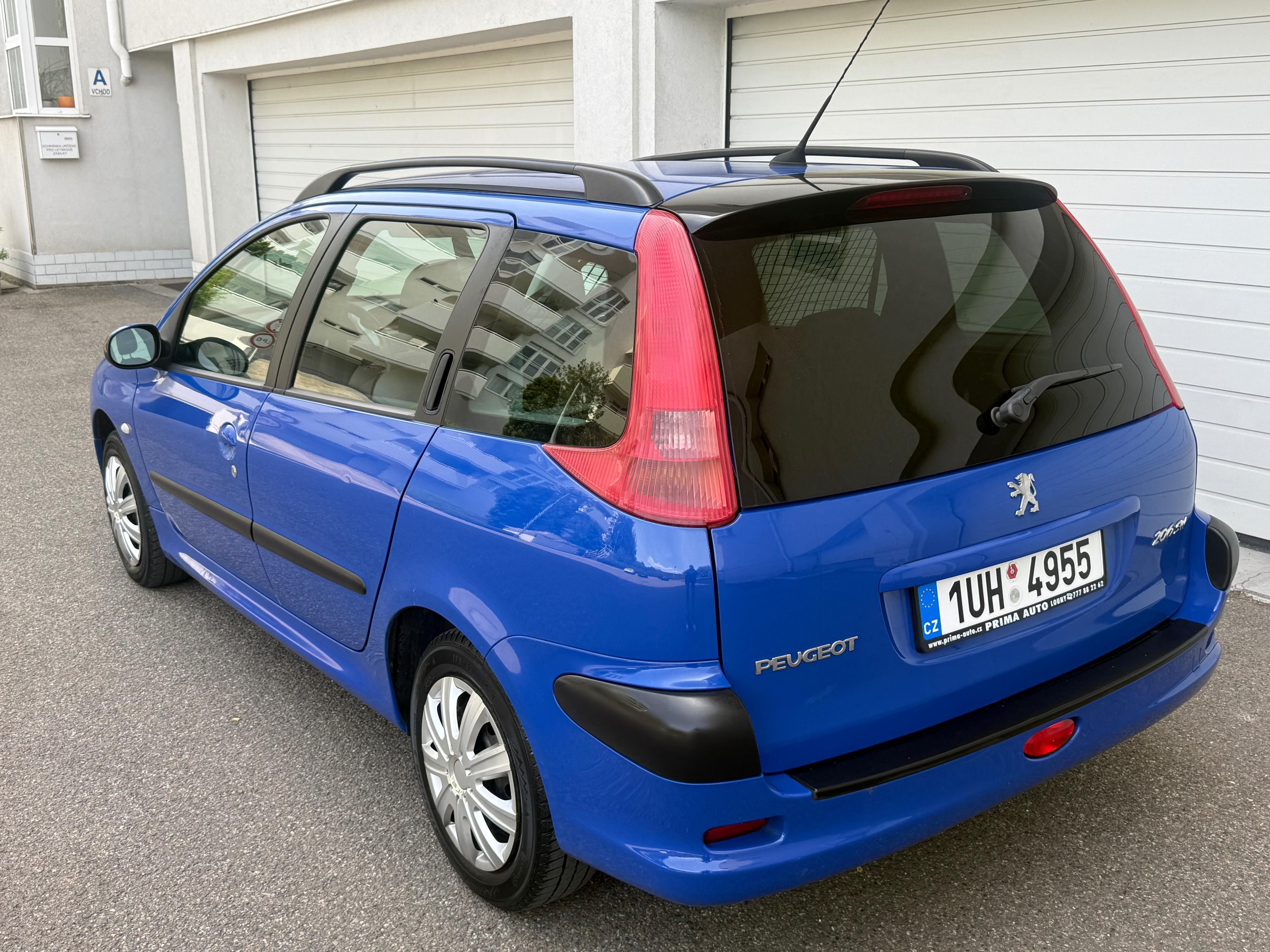 Peugeot 206, SW, 1.4i 65kw Nová STK 92t.km! - fotka 3