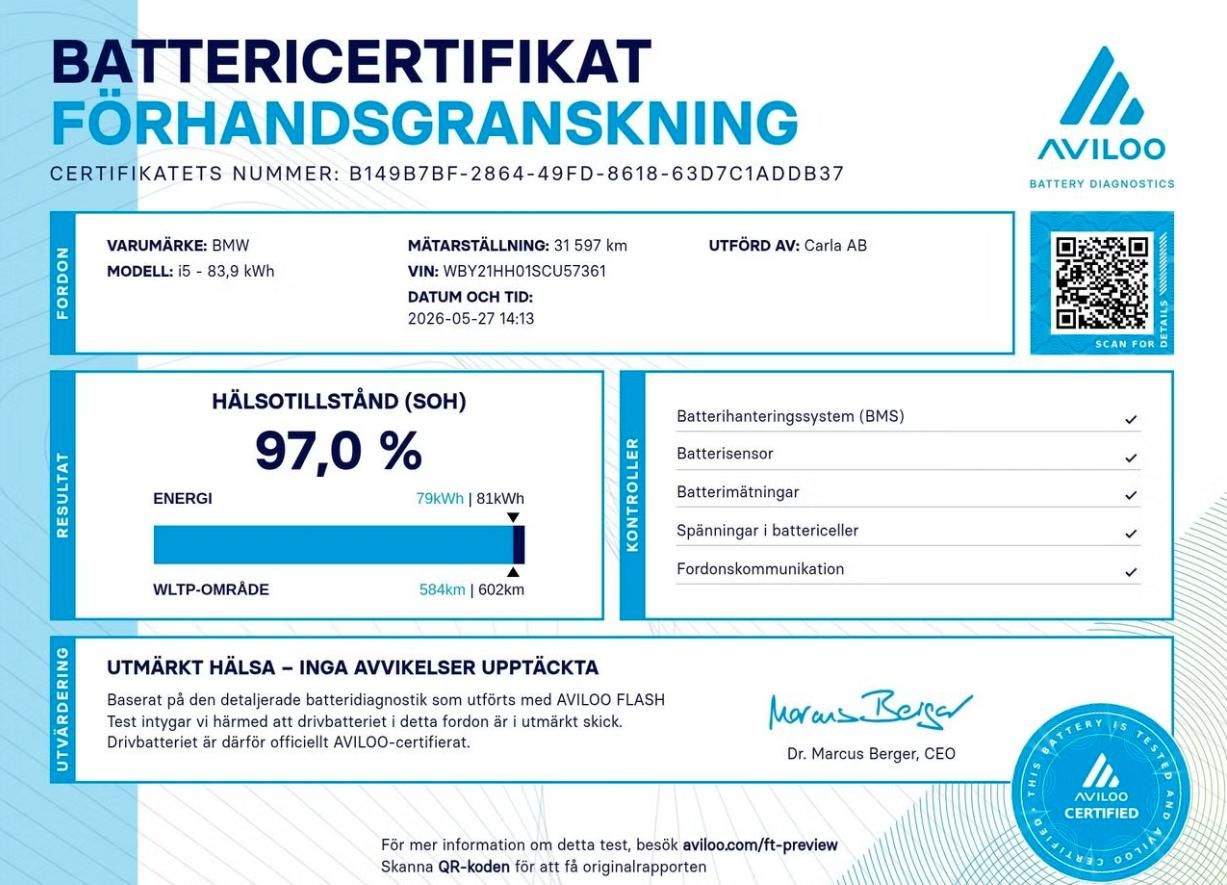 BMW i5, xDrive40 Touring M SoH 97% Taž - fotka 2