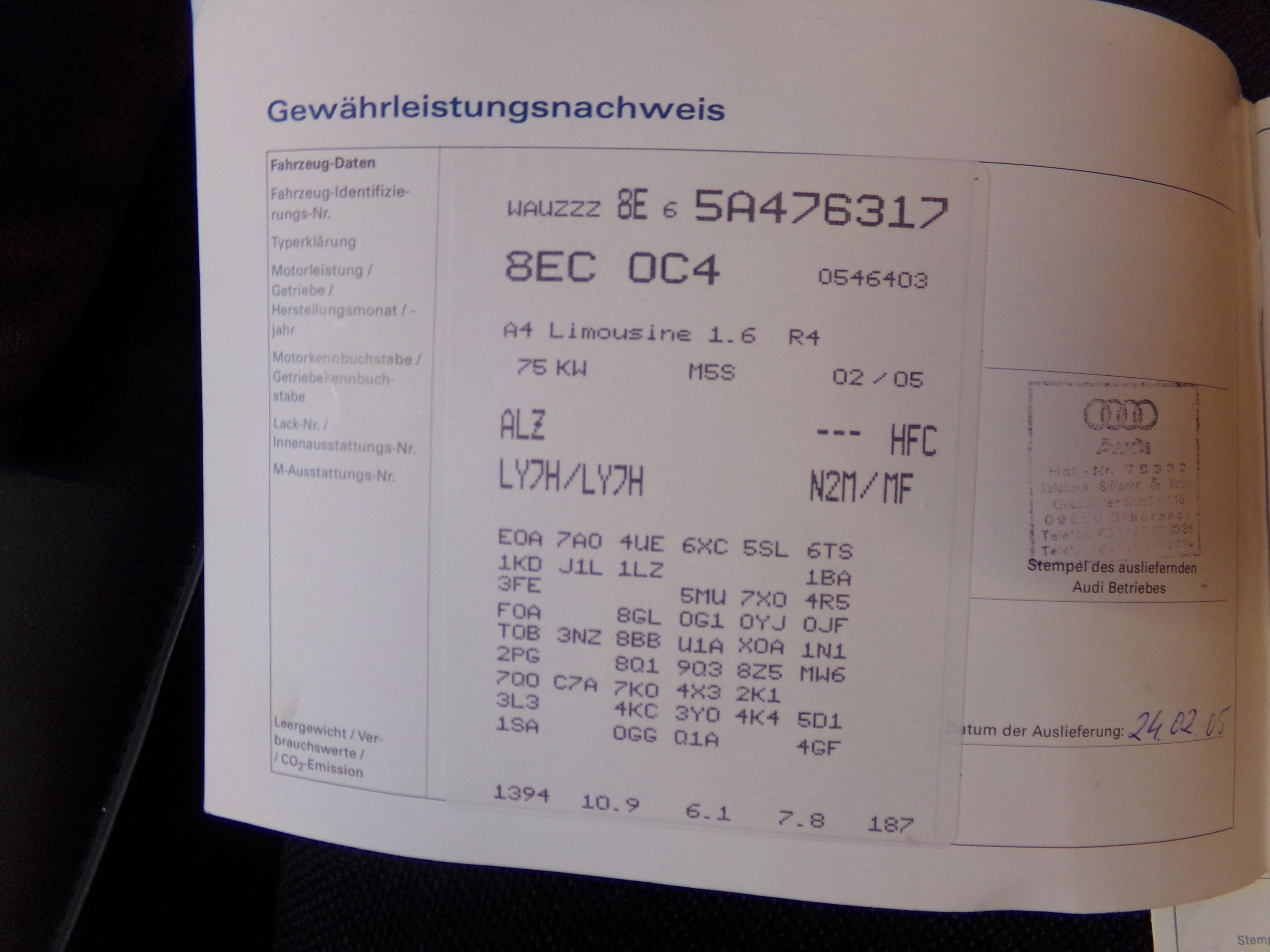 Audi A4, 1.6 MPi AMBITION - fotka 4