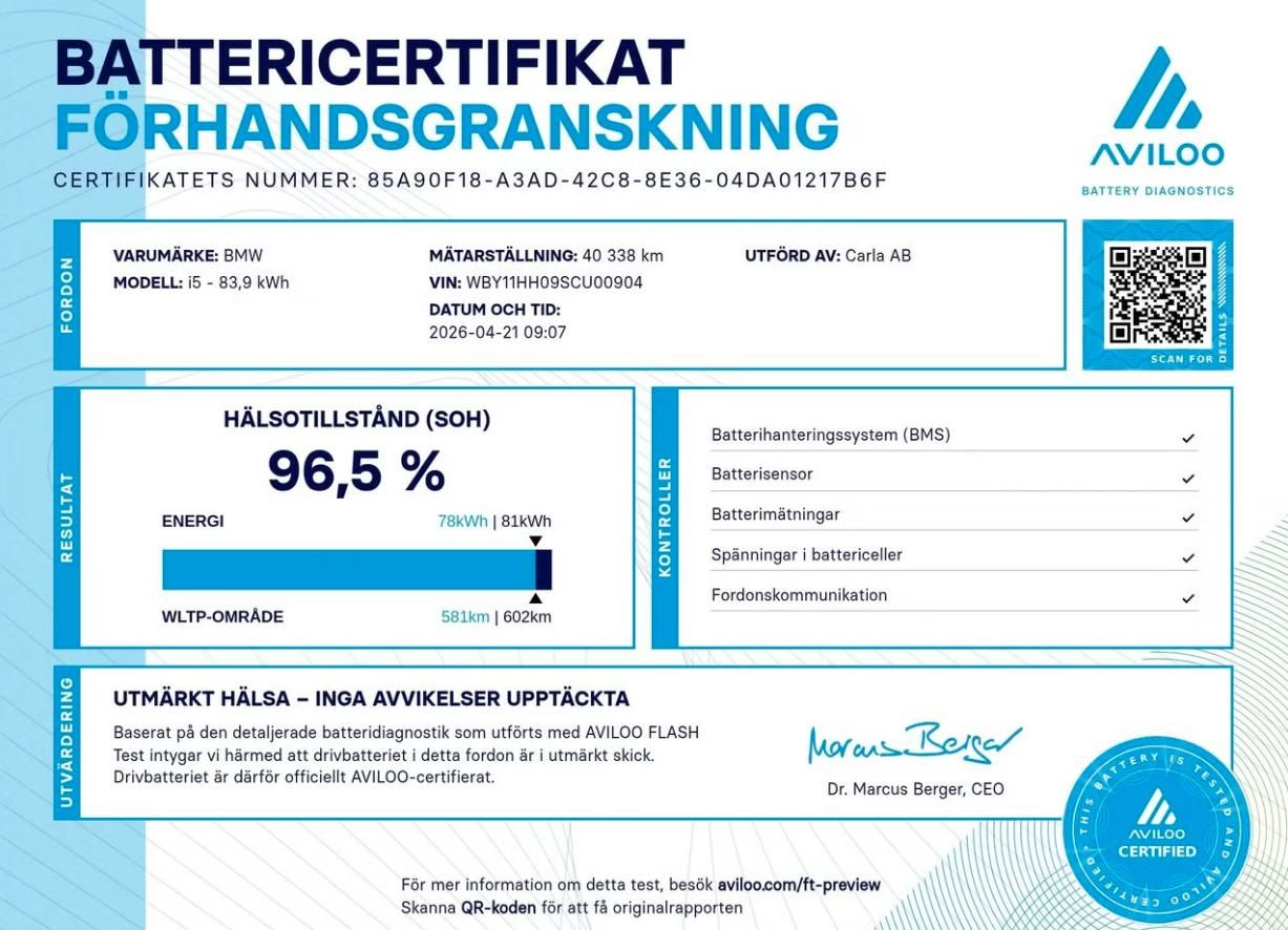 BMW i5, eDrive40 Touring SoH 96% Tažné - fotka 2
