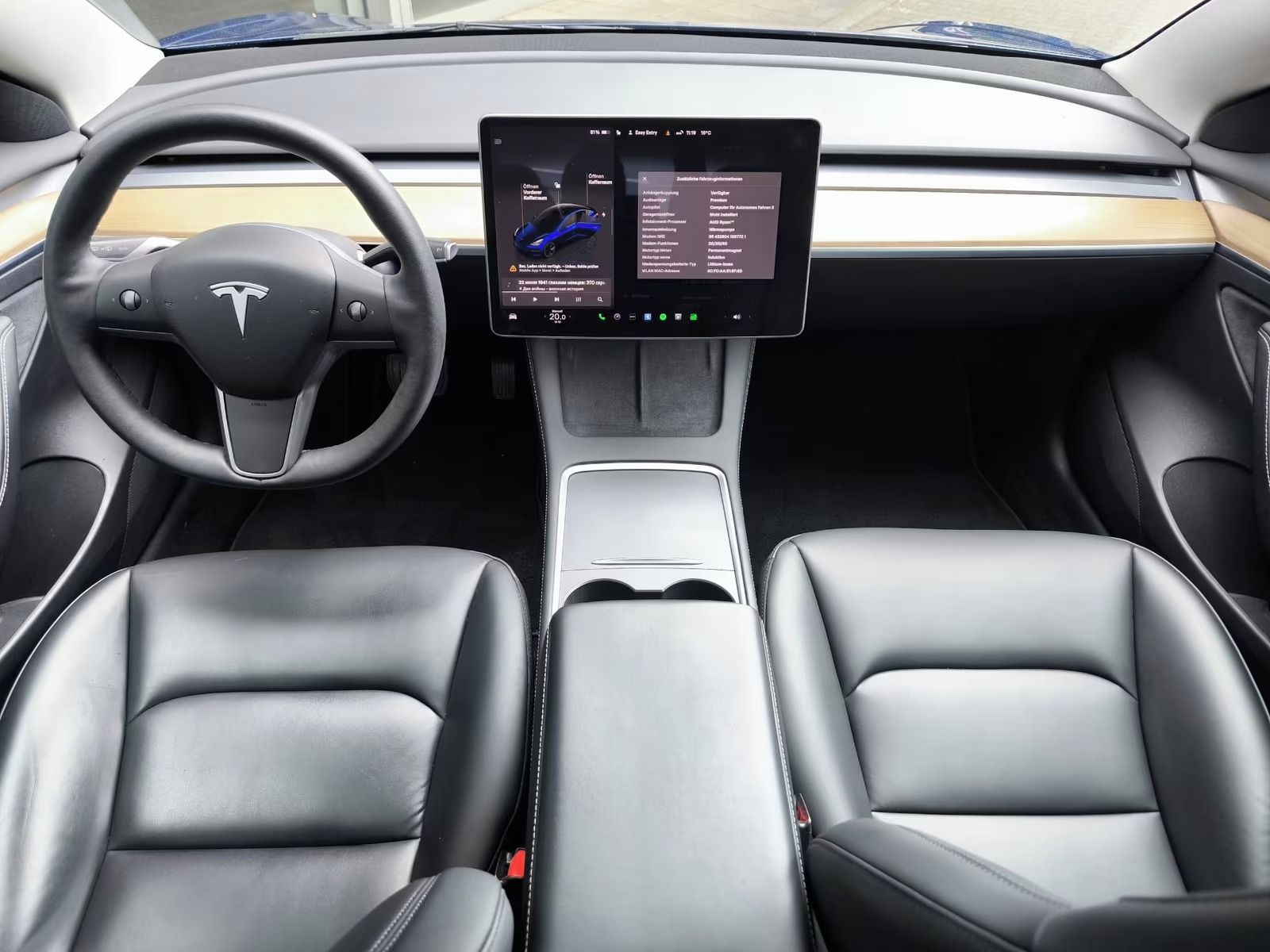 Tesla Model 3, LongRange, 366kW, SOH93% - fotka 4