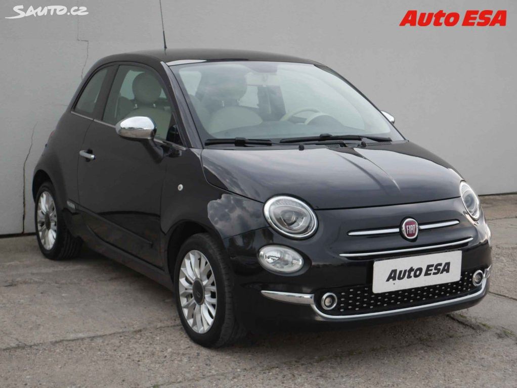Fiat 500, 1.2,kůže,AC