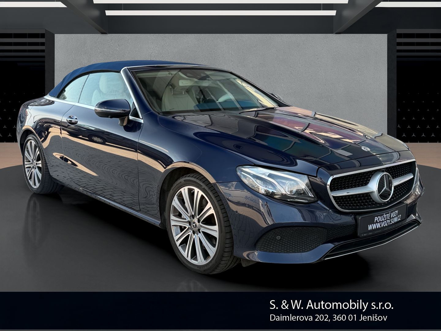 Mercedes-Benz Třídy E, 400 D 4M,Cabrio, Burmester, Av - fotka 4
