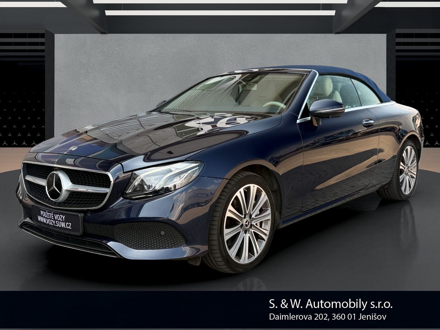 Mercedes-Benz Třídy E, 400 D 4M,Cabrio, Burmester, Av - fotka 2