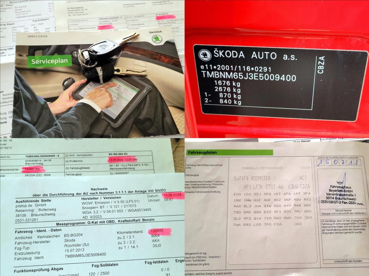 Škoda Roomster, 1,2 TSi *SERV.KNÍŽKA* KLIMA - fotka 4