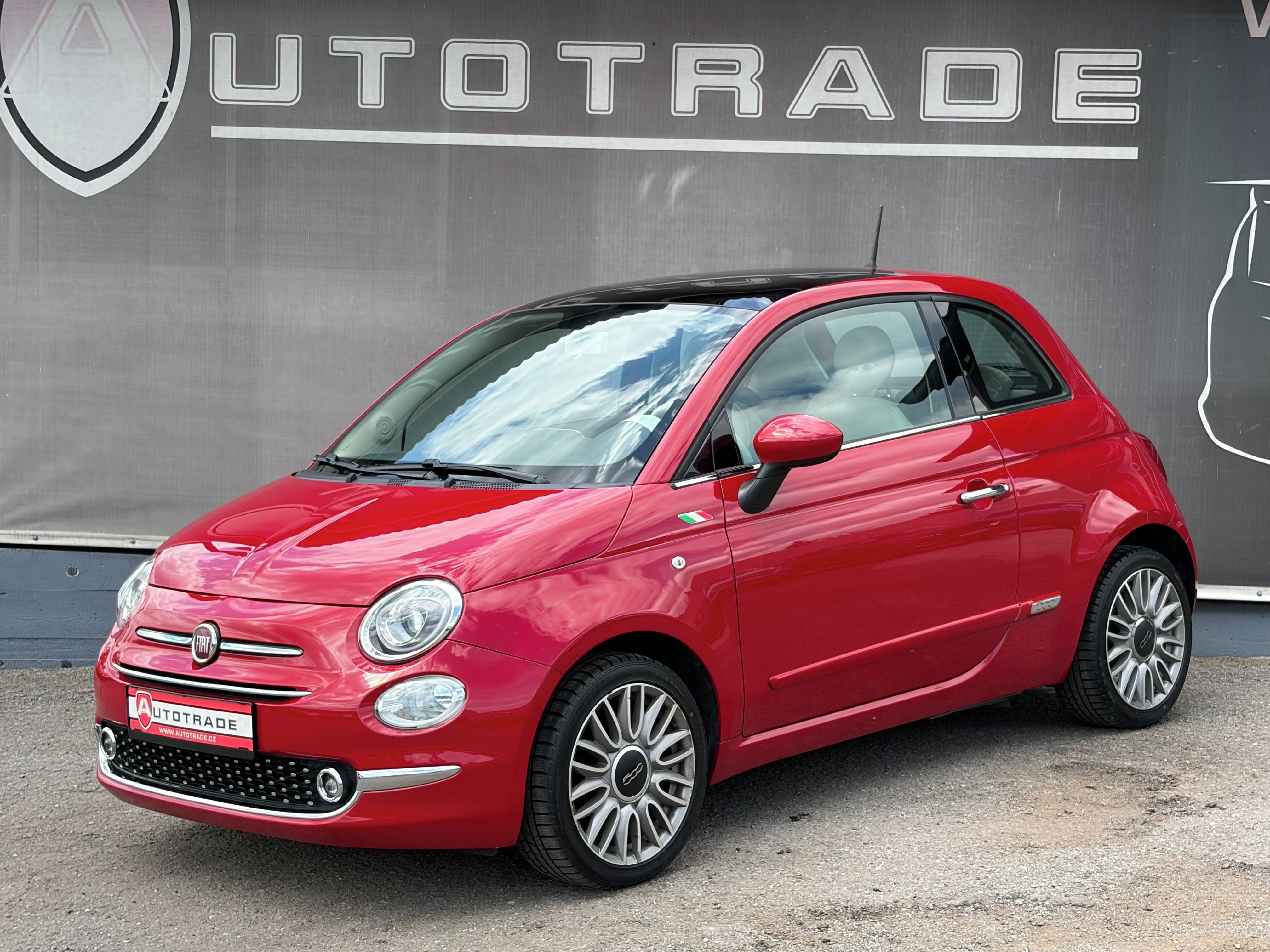 Fiat 500, 1.2i 51kW, PANORAMA, 2x kola