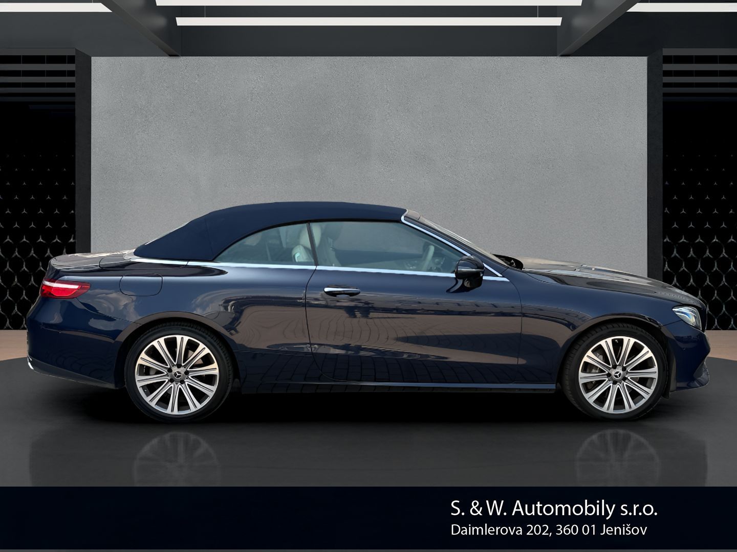Mercedes-Benz Třídy E, 400 D 4M,Cabrio, Burmester, Av - fotka 5