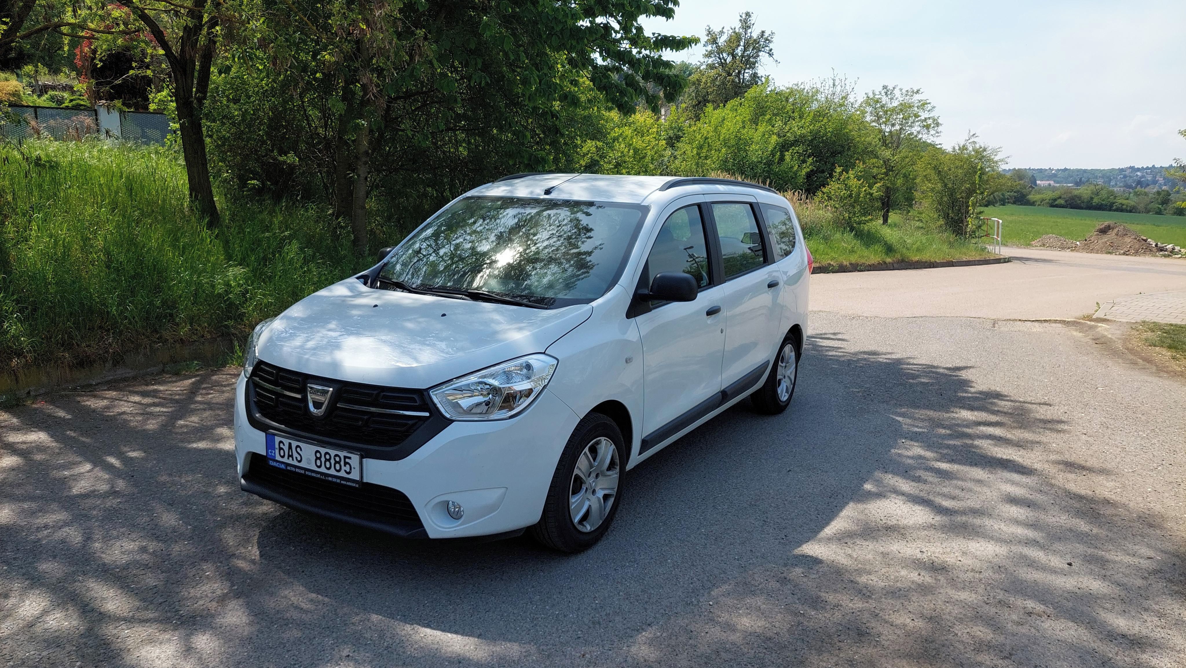 Dacia Lodgy, Zánovní stav, palubní kamera