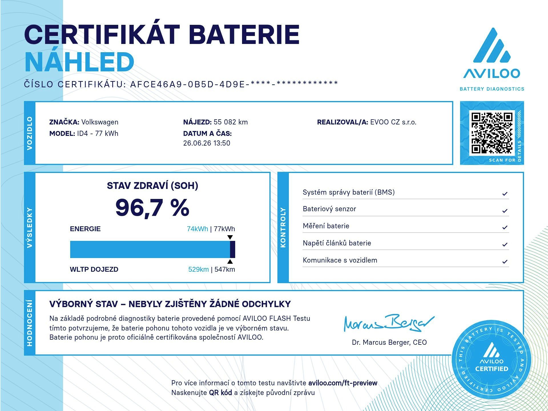 Volkswagen ID.4, ID.4 Pro Perf 150kW | 96,7% - fotka 2