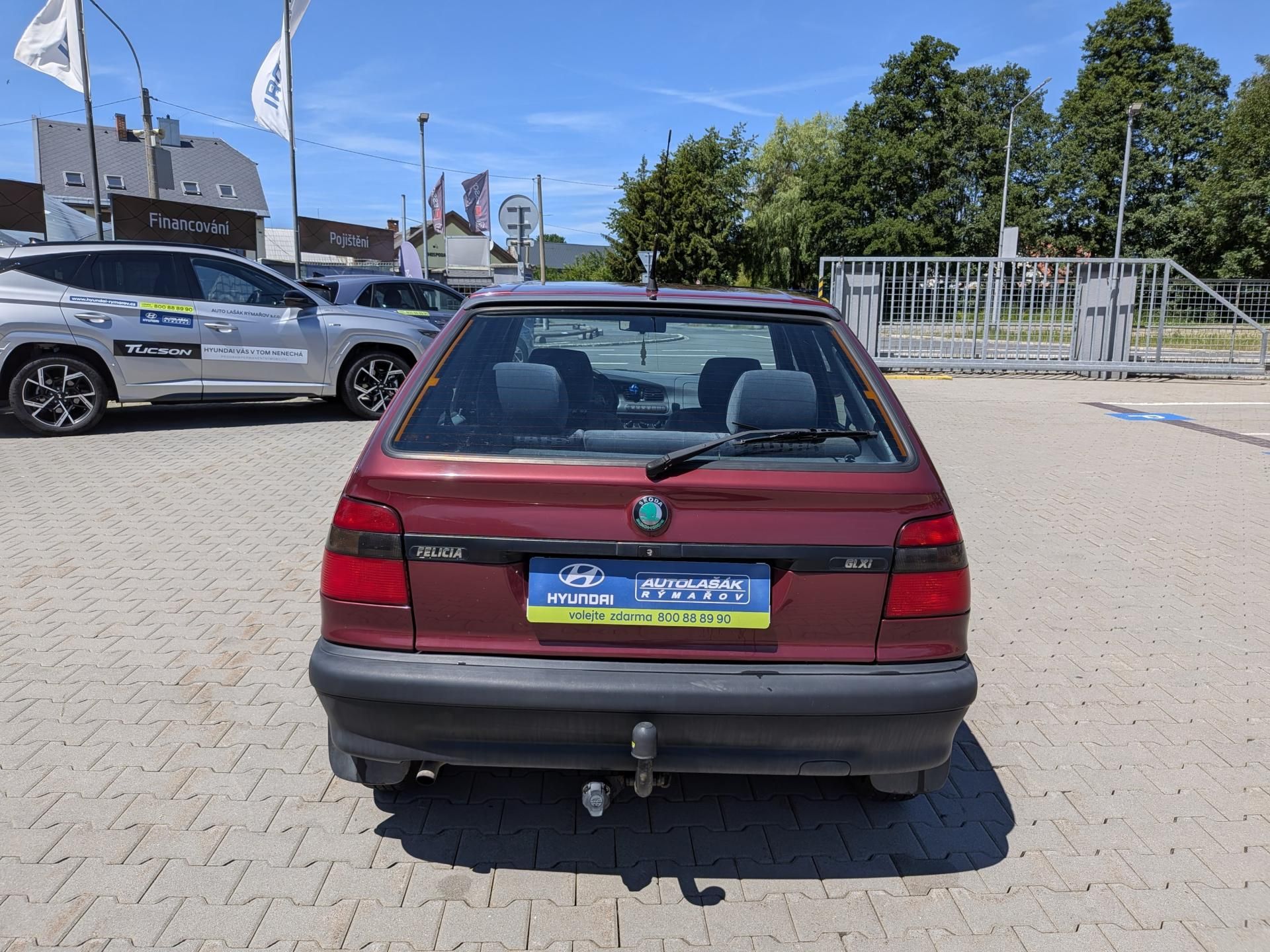 Škoda Felicia, 1,3 50kW TAŽNÉ ,CENTRÁL - fotka 6