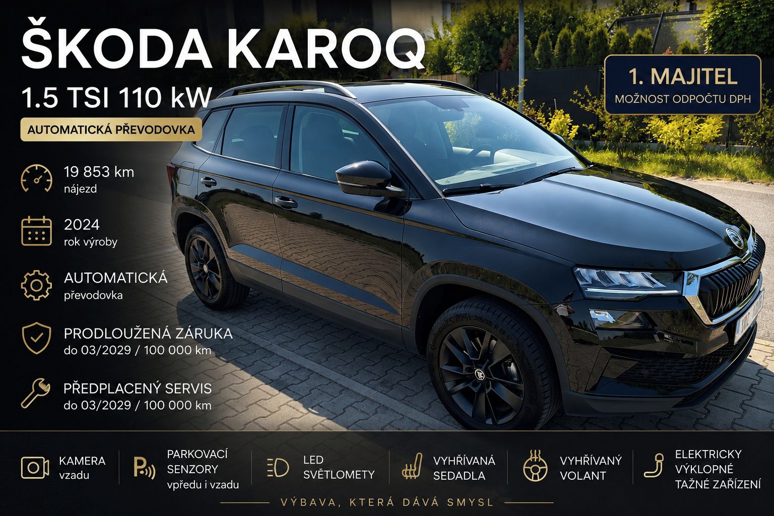 Škoda Karoq, Fresh 1.5 TSI 110kW 7DSG, DPH