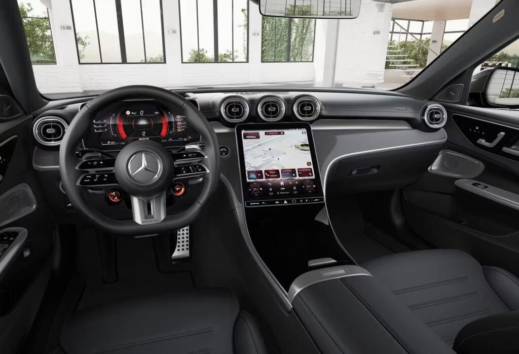 Mercedes-Benz Třídy C, 43 4M AMG*Kůže*HUD*360°*Navi* - fotka 6