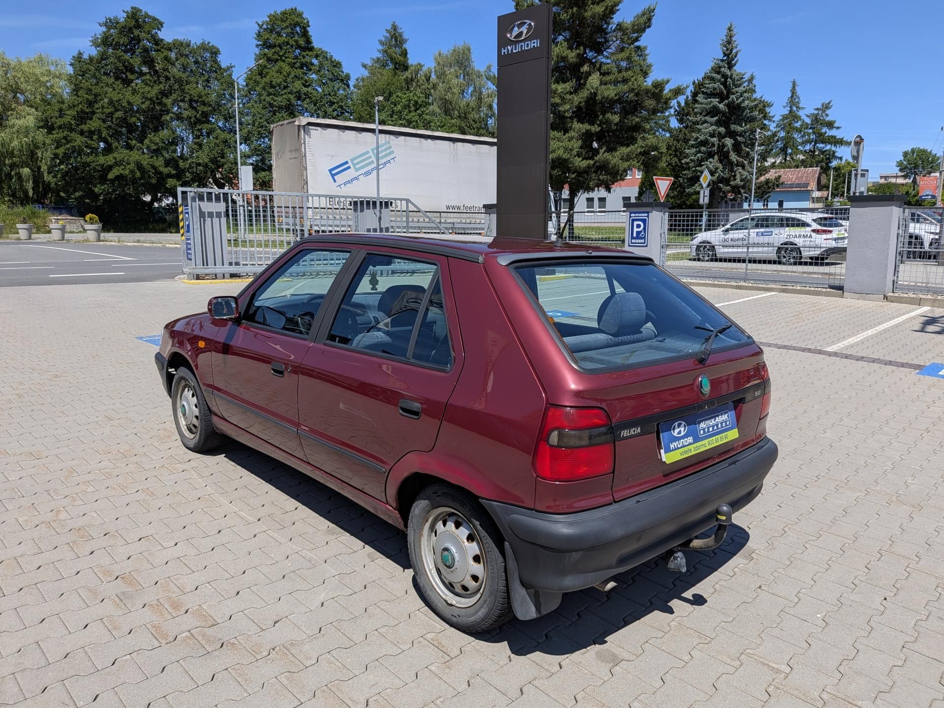 Škoda Felicia, 1,3 50kW TAŽNÉ ,CENTRÁL - fotka 5