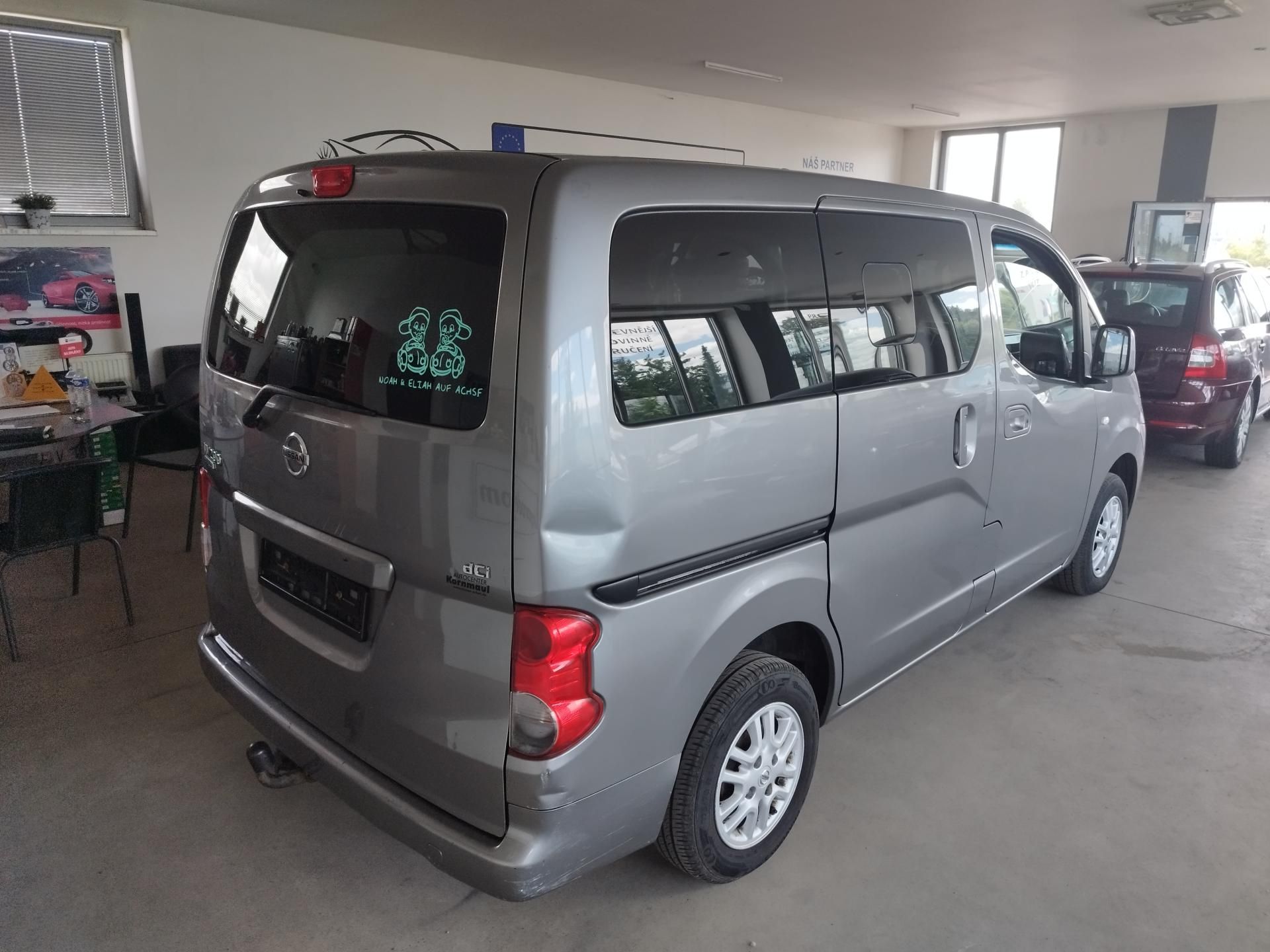 Nissan NV200, 1,5DCI,81KW,7MÍST,ALU,NAVI - fotka 5